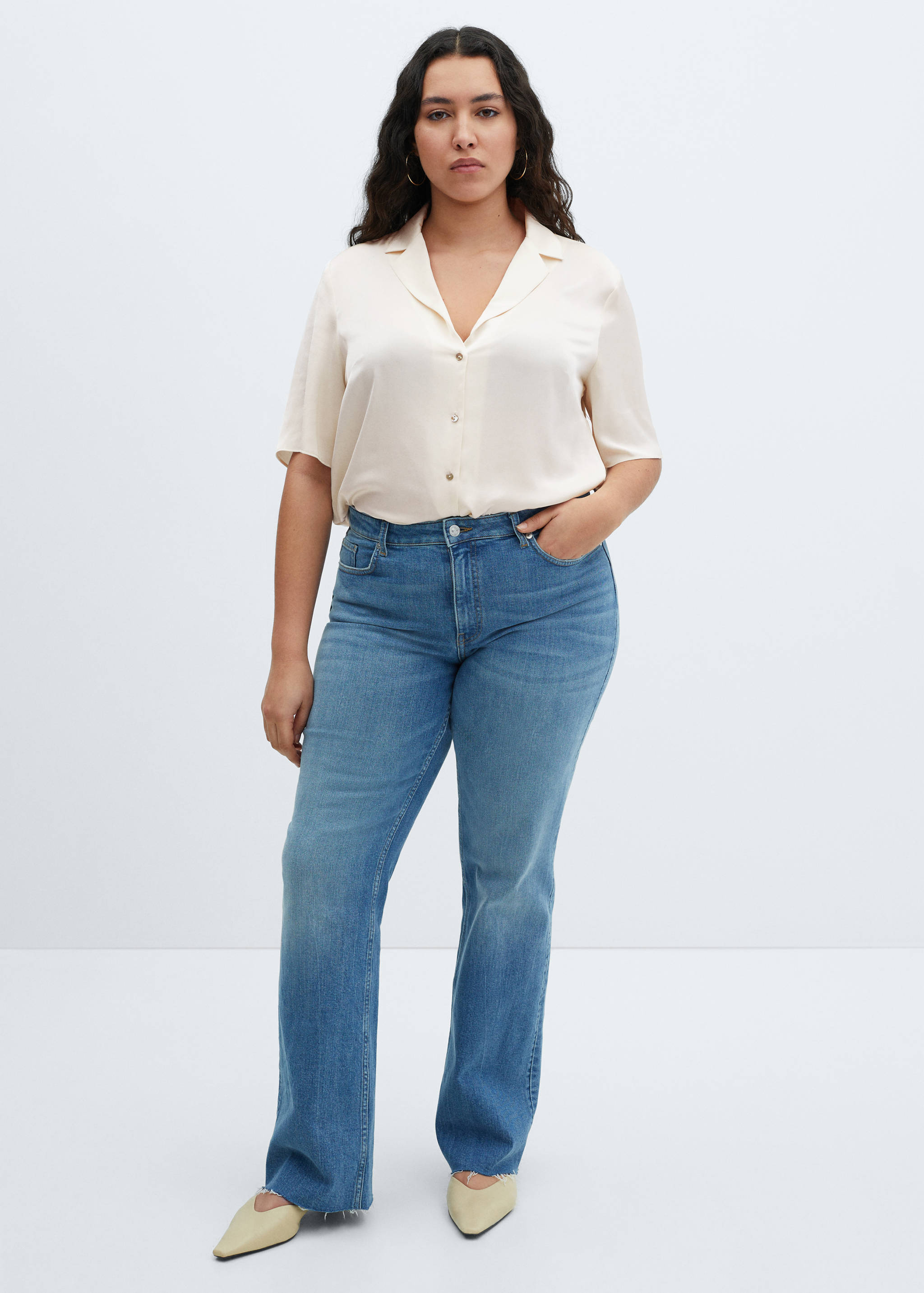 Chemise satinée manches courtes - Détail de l'article 3