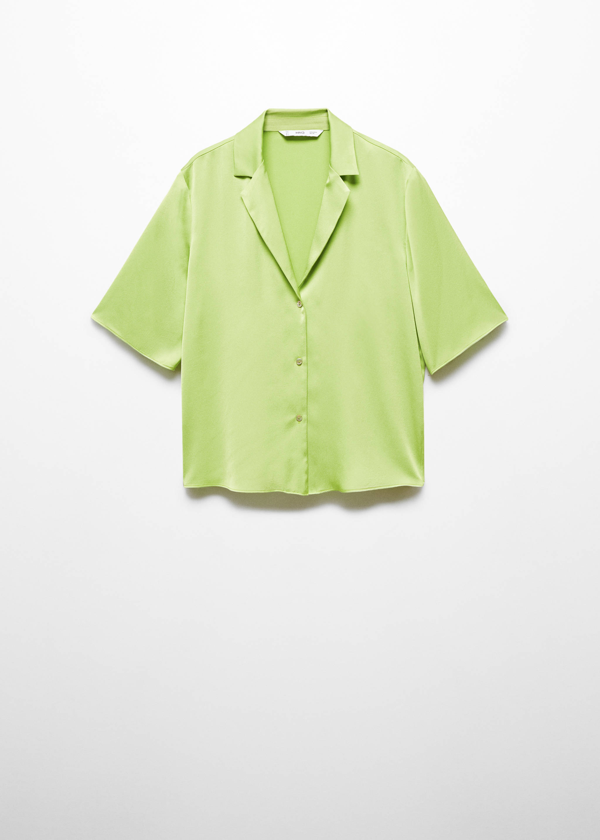 Chemise satinée manches courtes - Article sans modèle