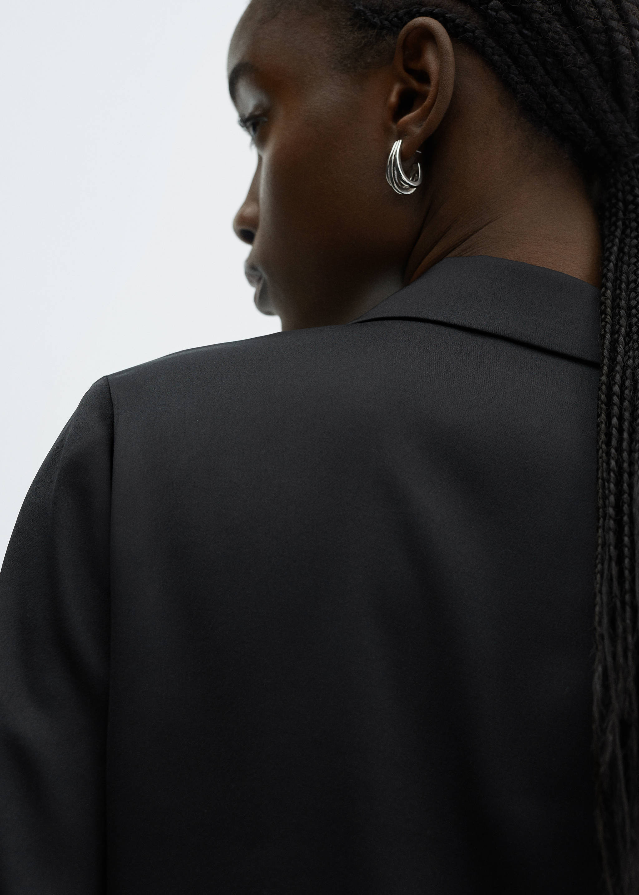 Chemise satinée manches courtes - Détail de l'article 1