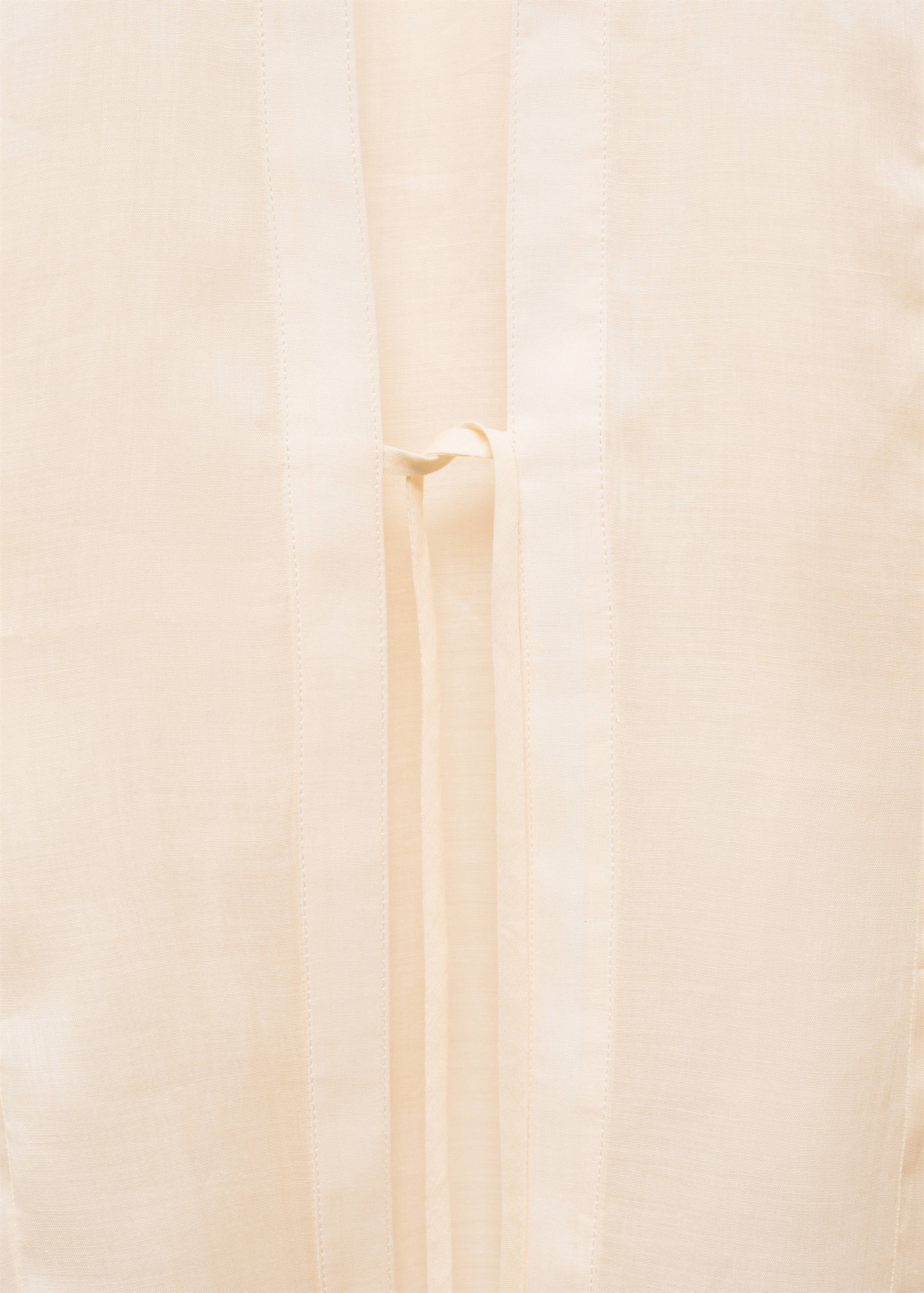 Ramie-Hemd mit Schleifenverschluss - Detail des Artikels 8
