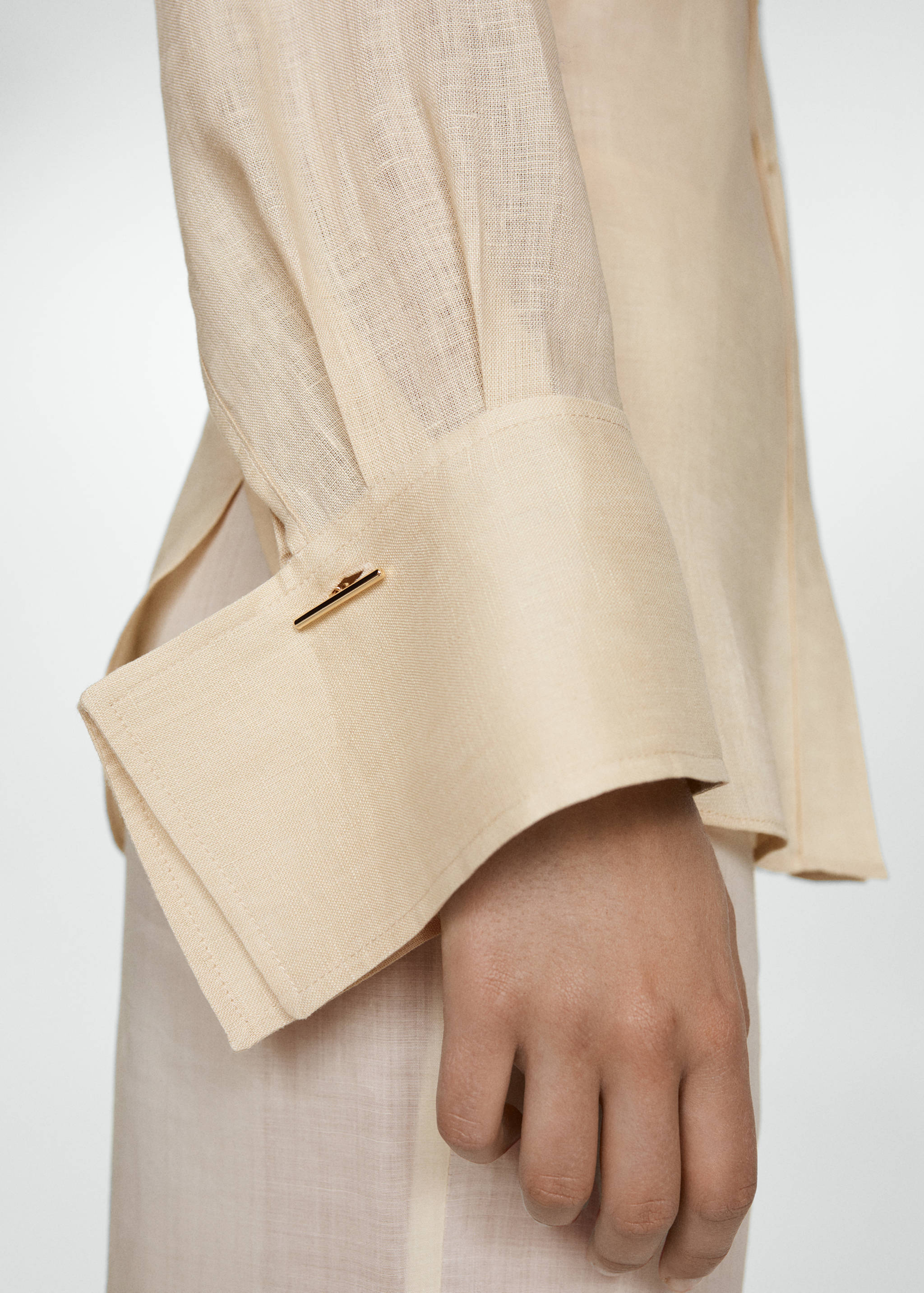 Chemise lin détail nœud - Détail de l'article 6