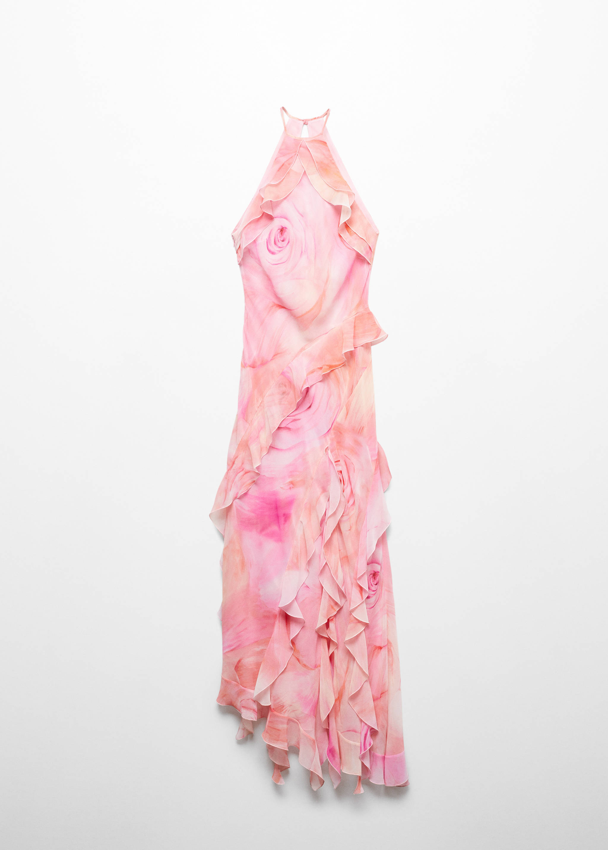 Ruffled floral print dress - Article without model