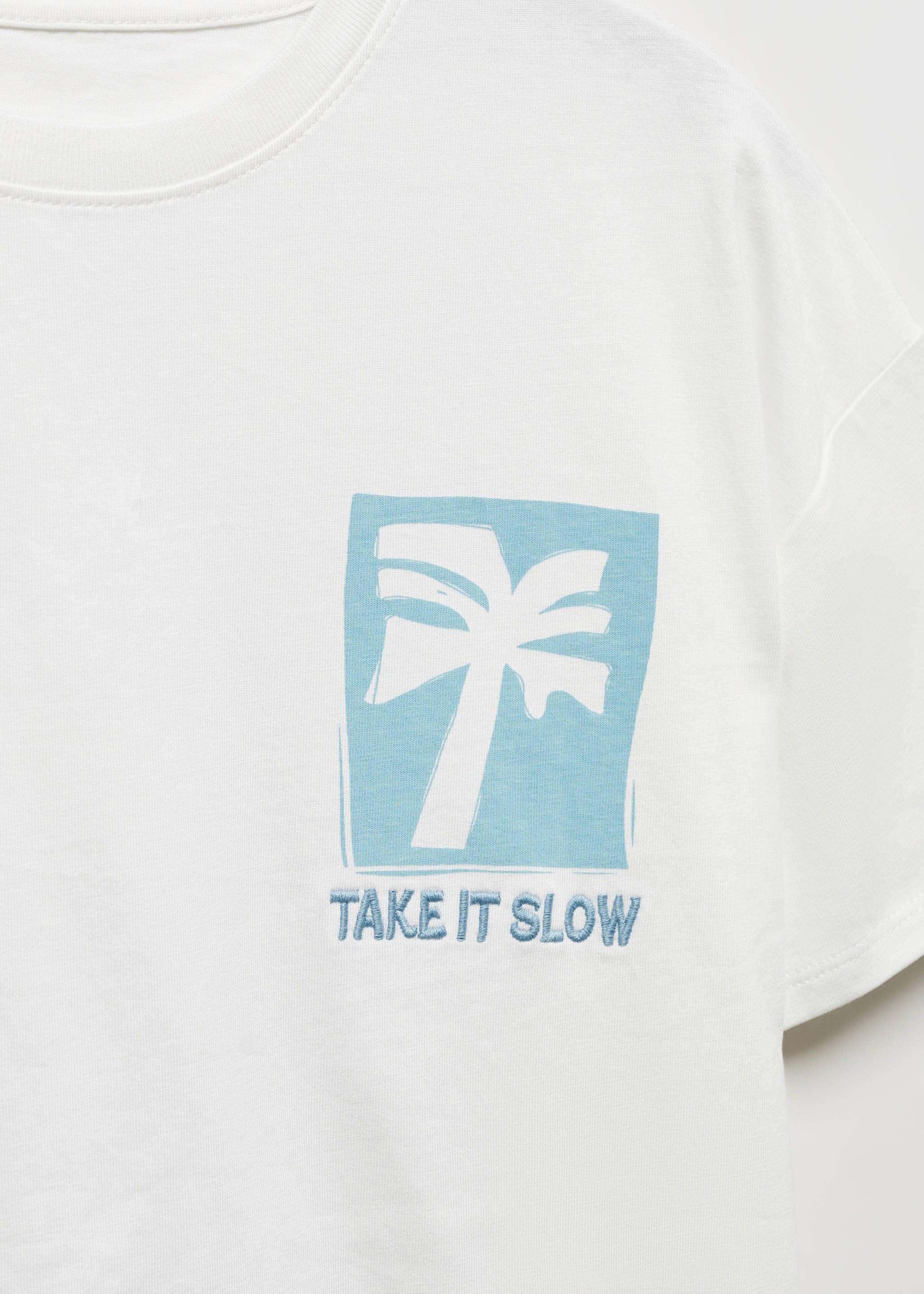 Printed cotton-blend T-shirt - Details of the article 8