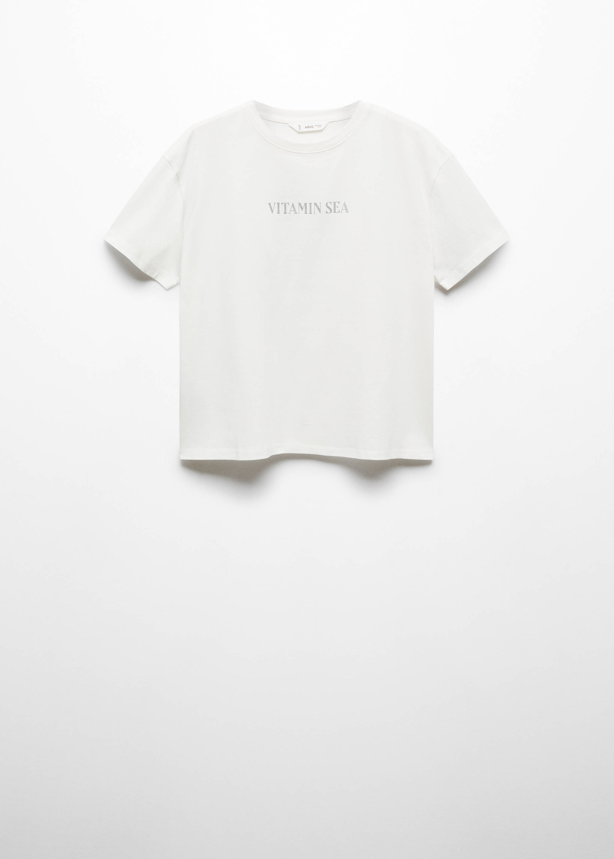 Printed cotton-blend T-shirt - Article without model