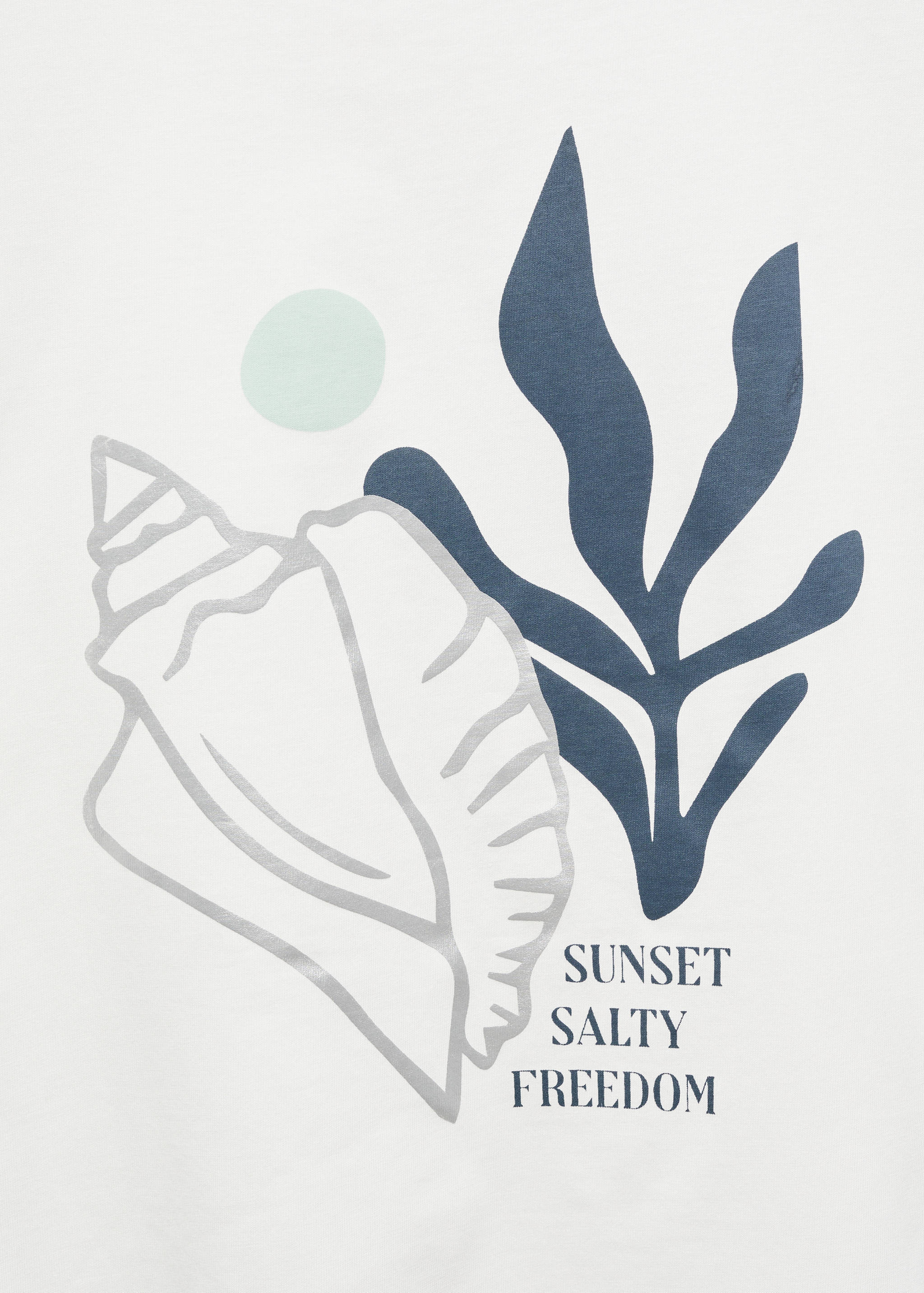 Printed cotton-blend T-shirt - Details of the article 8