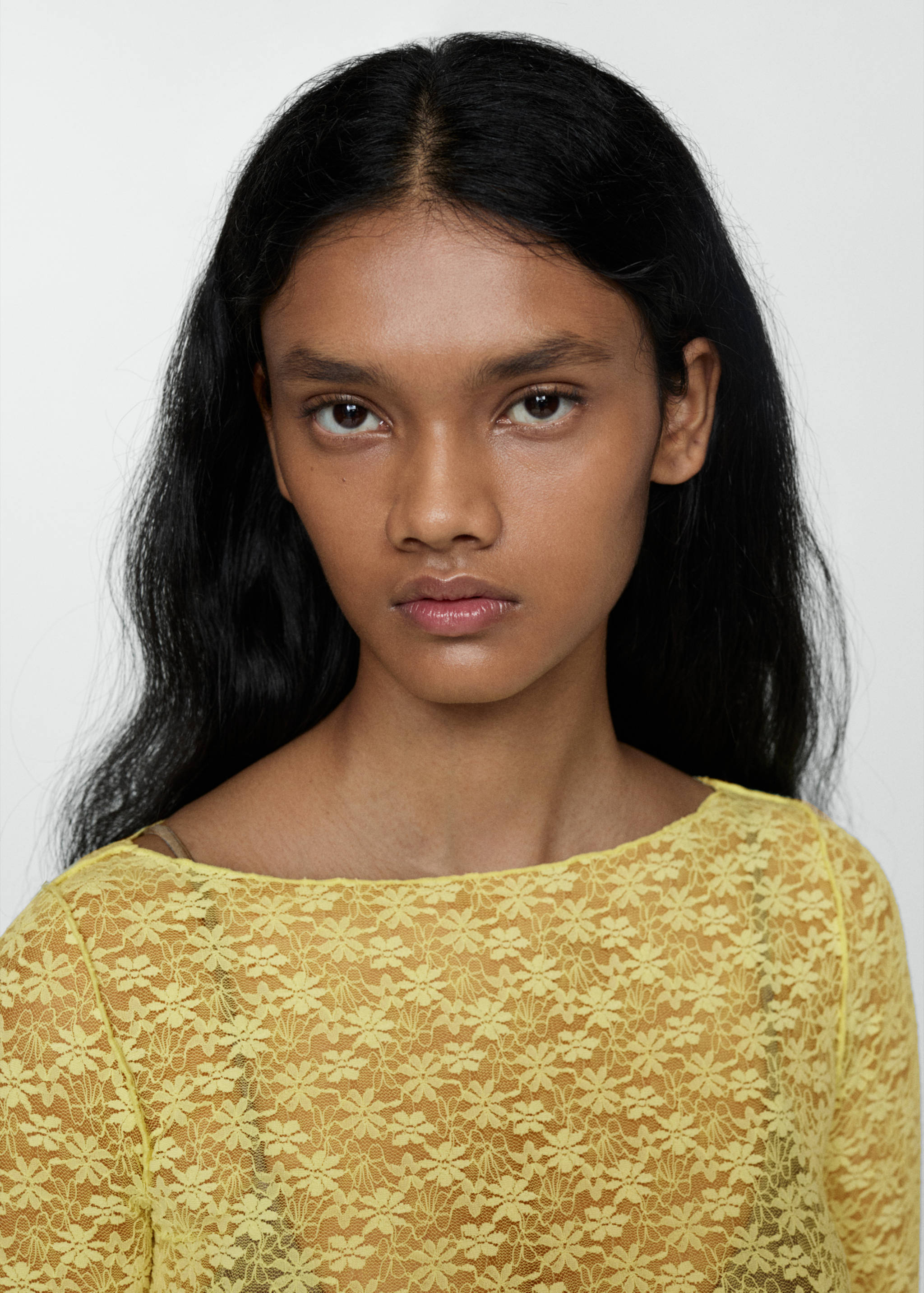 Floral lace T-shirt - Details of the article 1