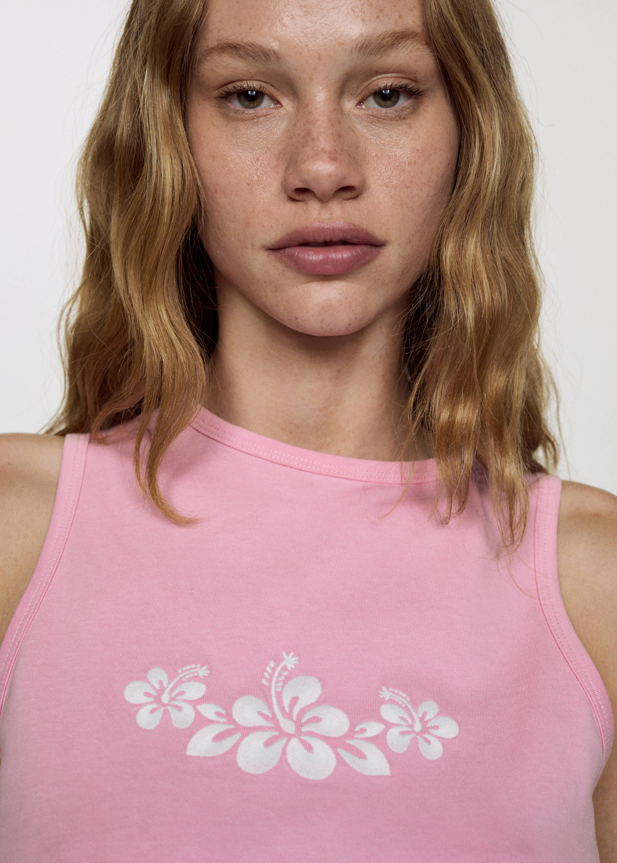 Top sin mangas estampado - Detalle del artículo 1