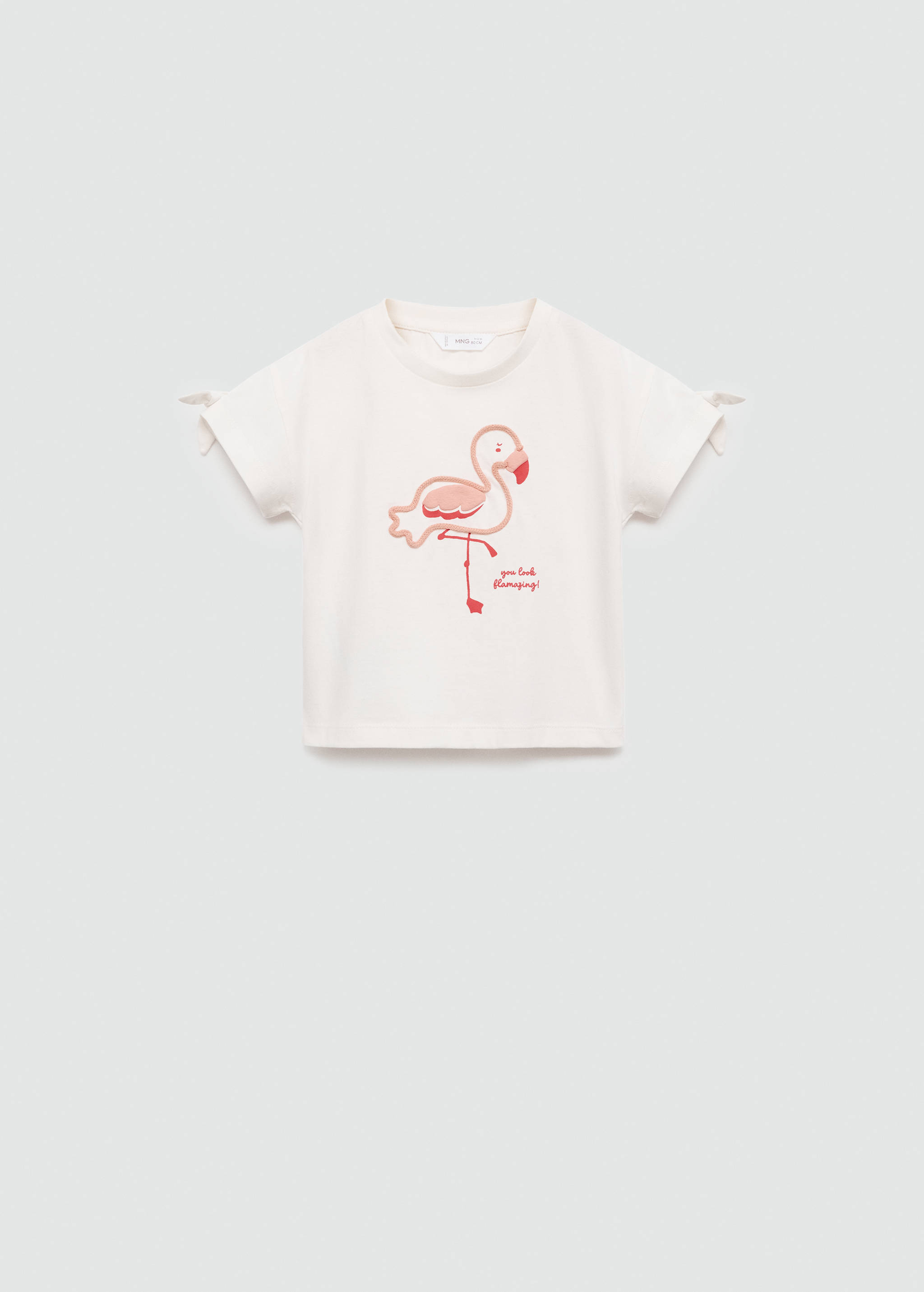 Printed cotton-blend T-shirt - Article without model