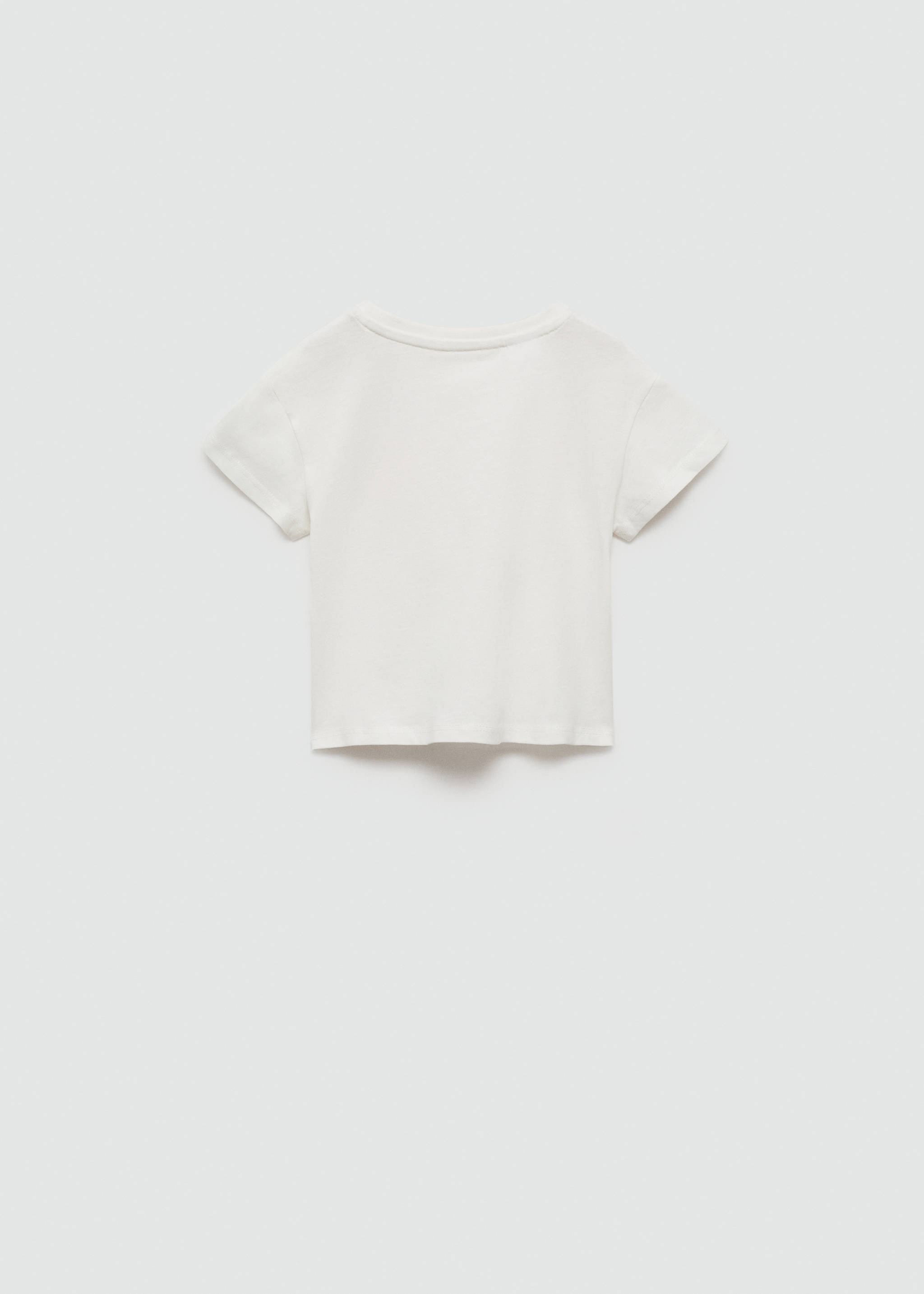 Camiseta mensaje estampado - Reverso del artículo