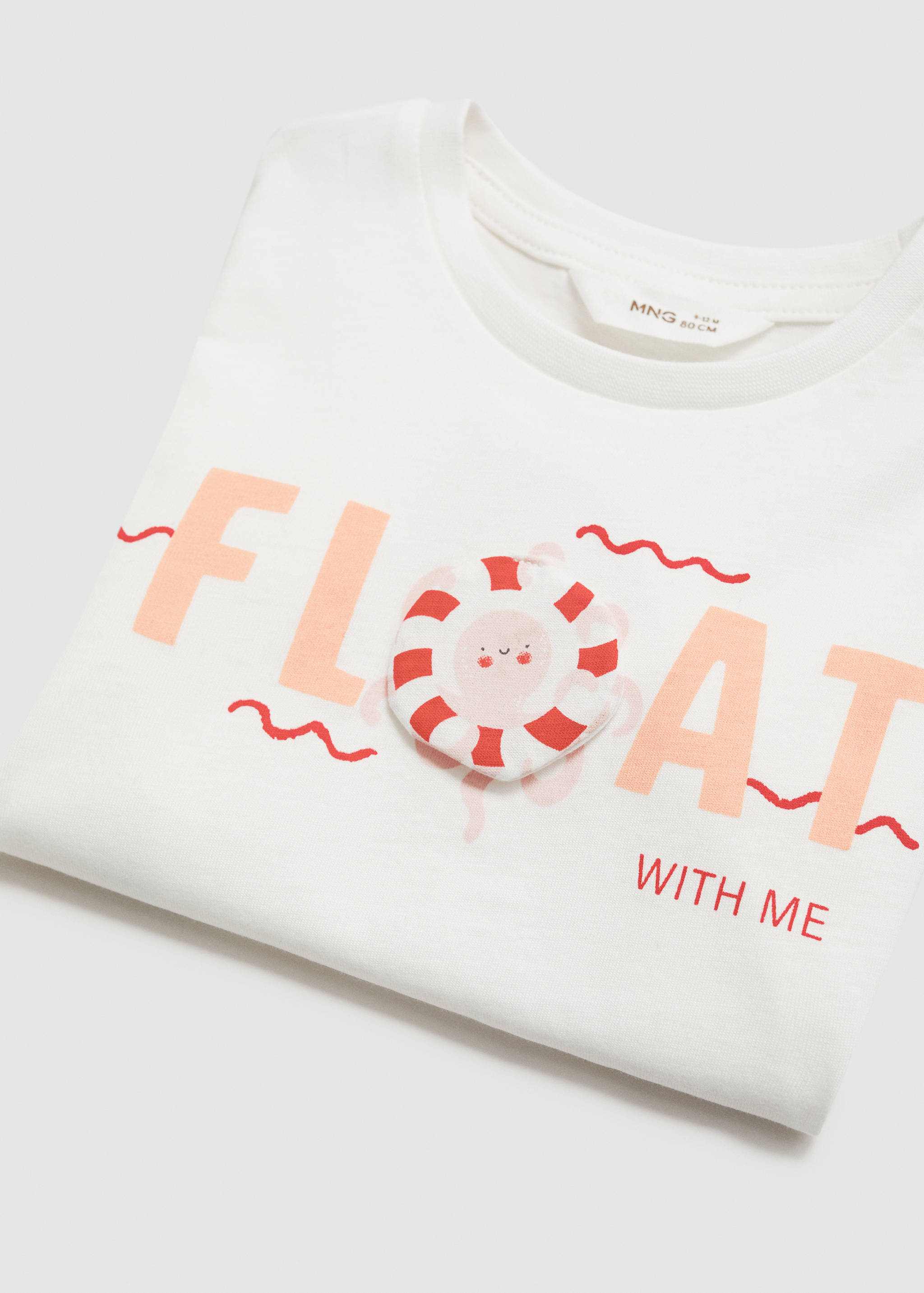 Camiseta mensaje estampado - Detalle del artículo 8