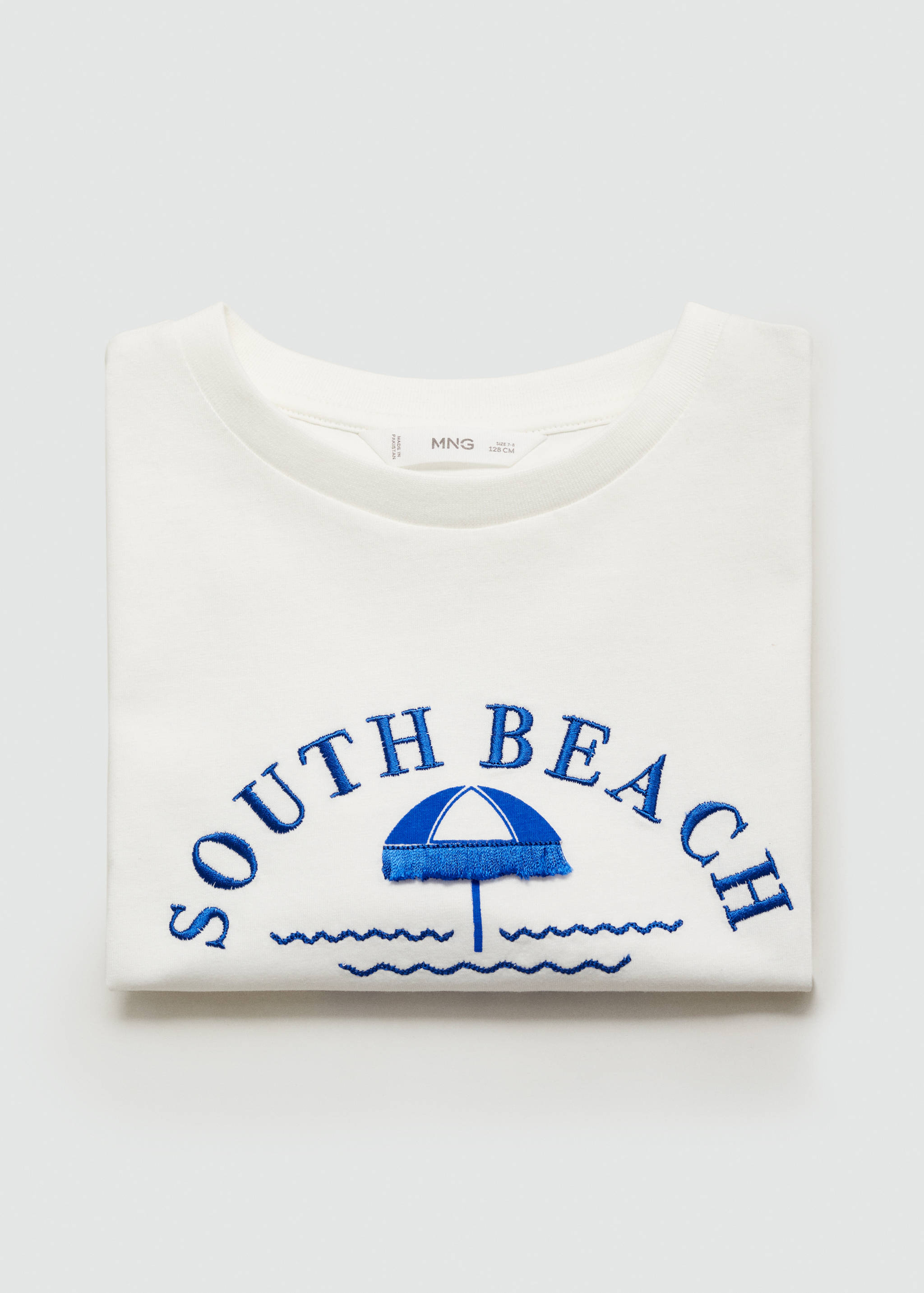 Embroidered message T-shirt - Details of the article 0
