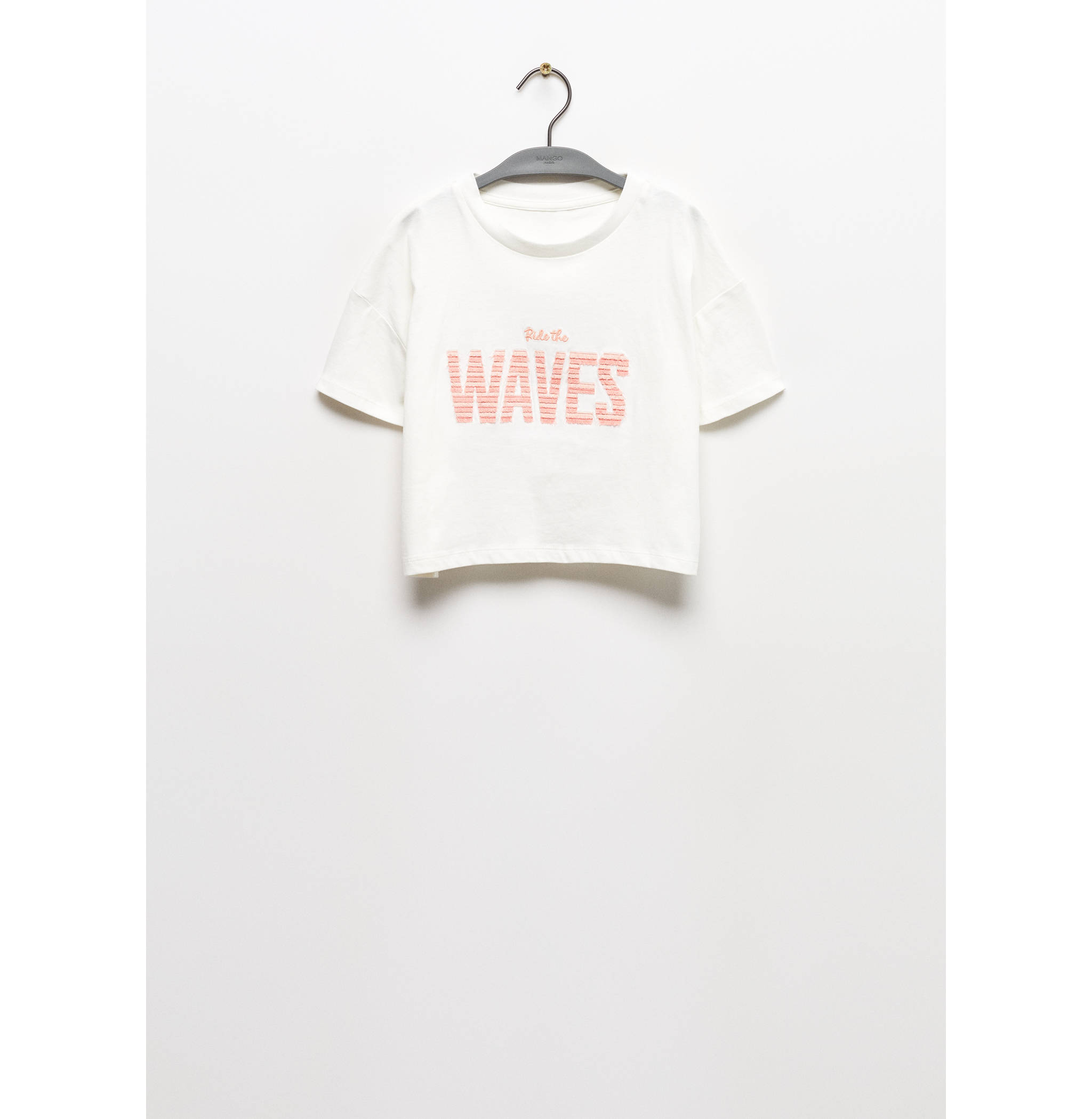 Camiseta mensaje textura - Artículo sin modelo