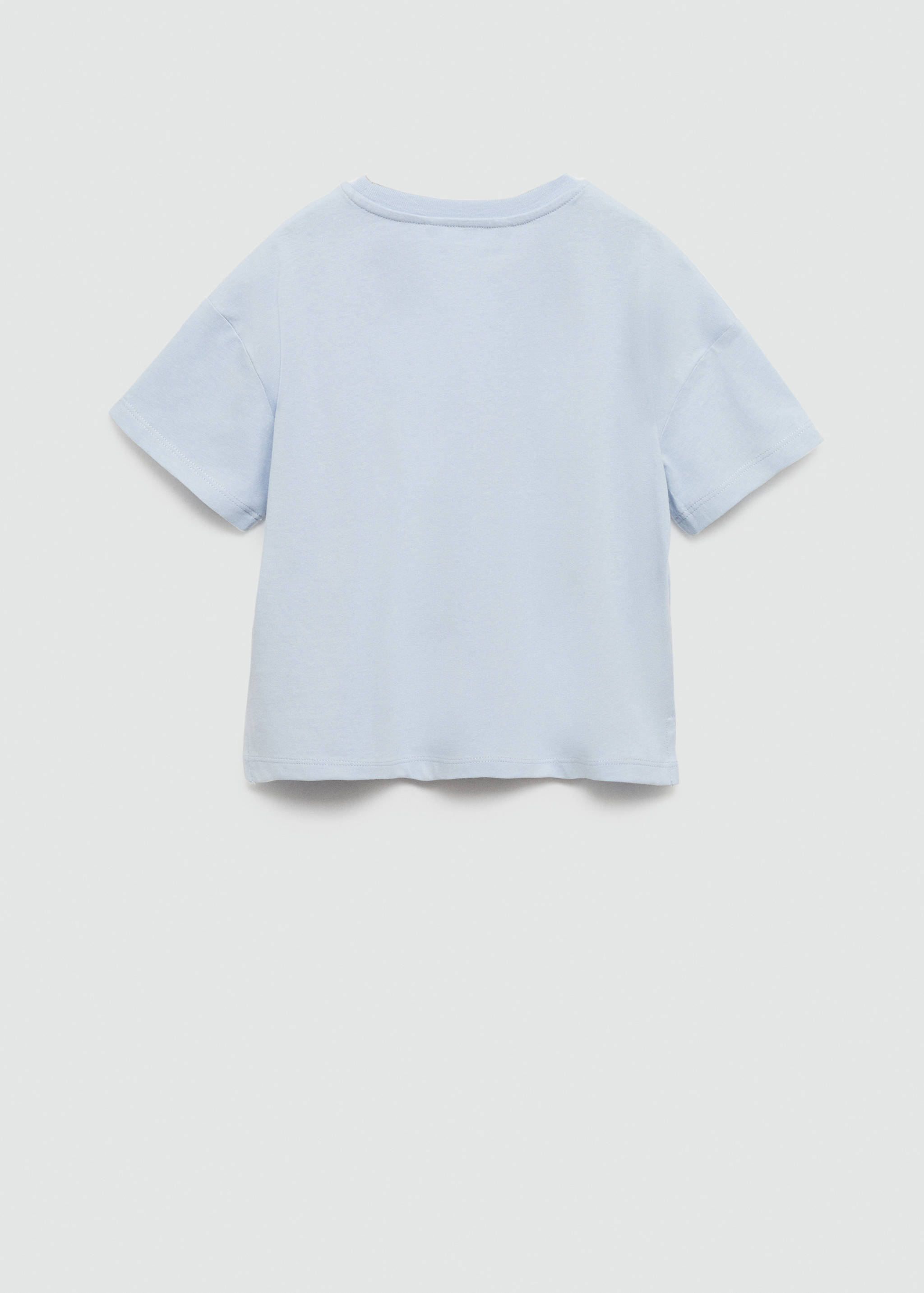 Camiseta mensaje textura - Reverso del artículo
