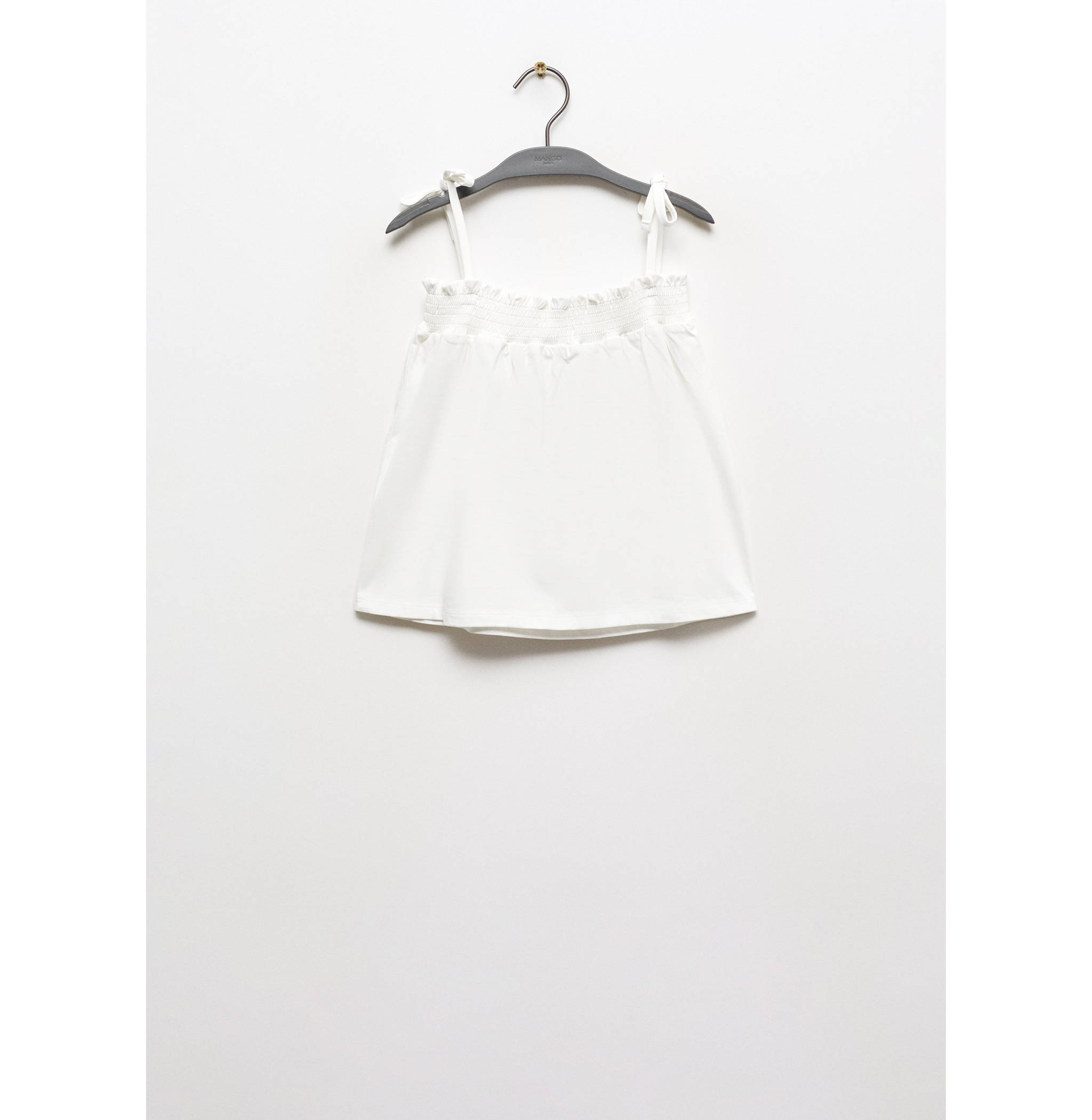 Gathered neck T-shirt - Article without model