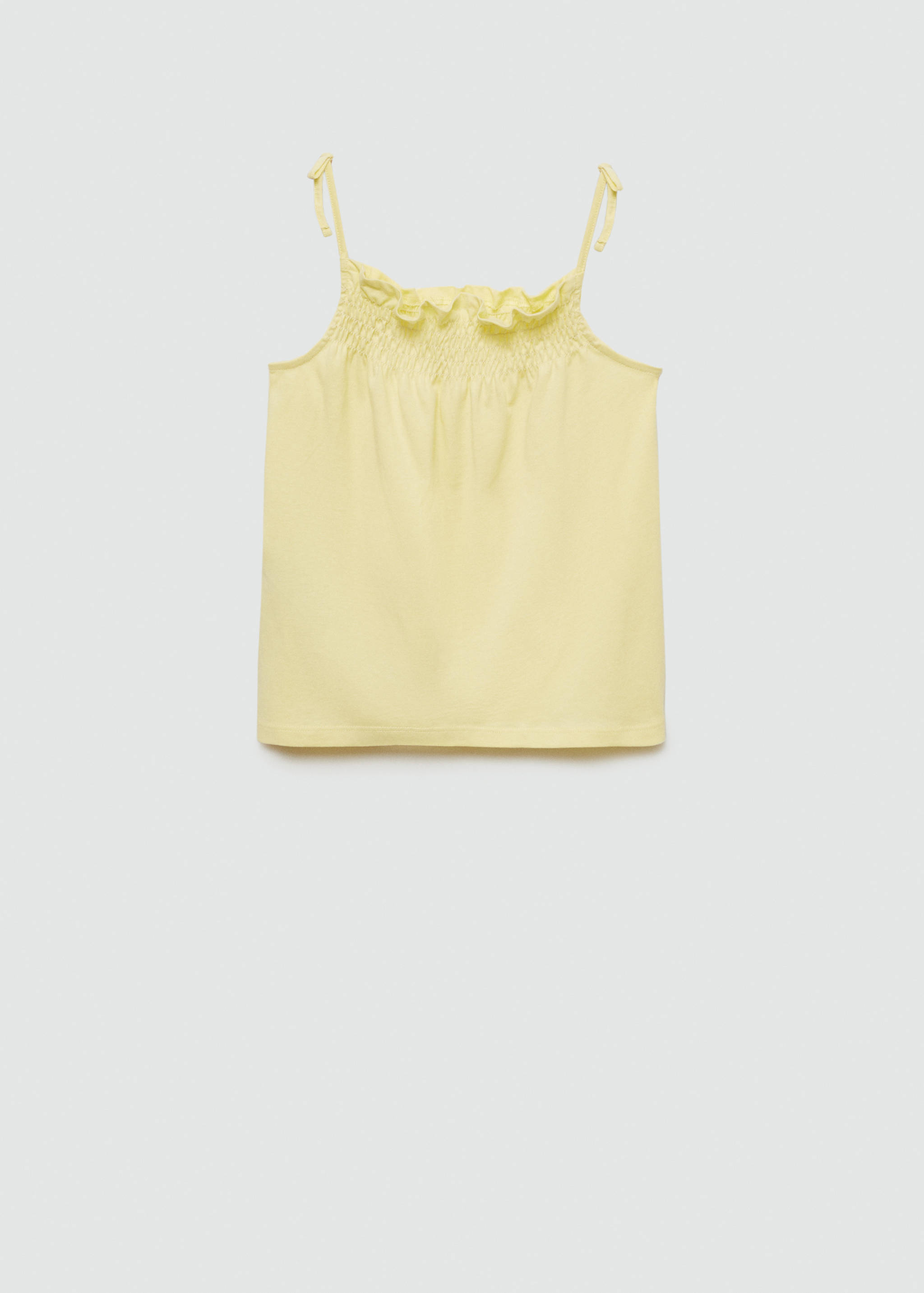 Gathered neck T-shirt - Article without model