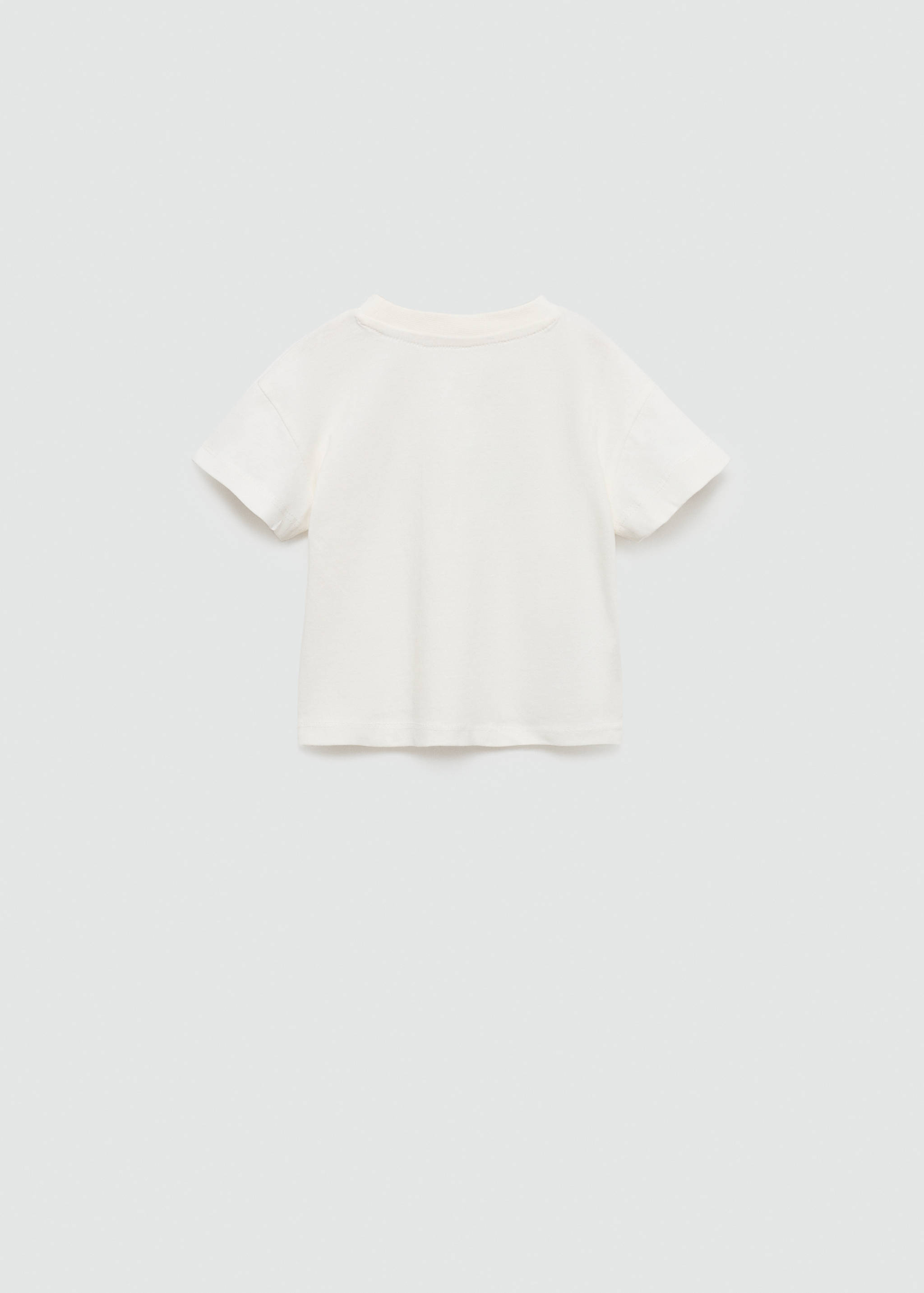 Camiseta estampada detalles relieve - Reverso del artículo