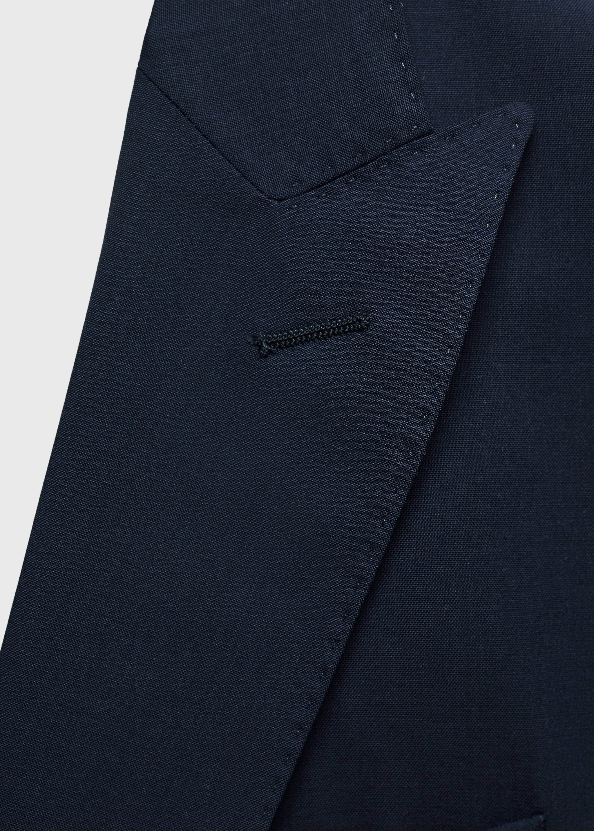 100% virgin wool slim-fit suit jacket - Details of the article 8