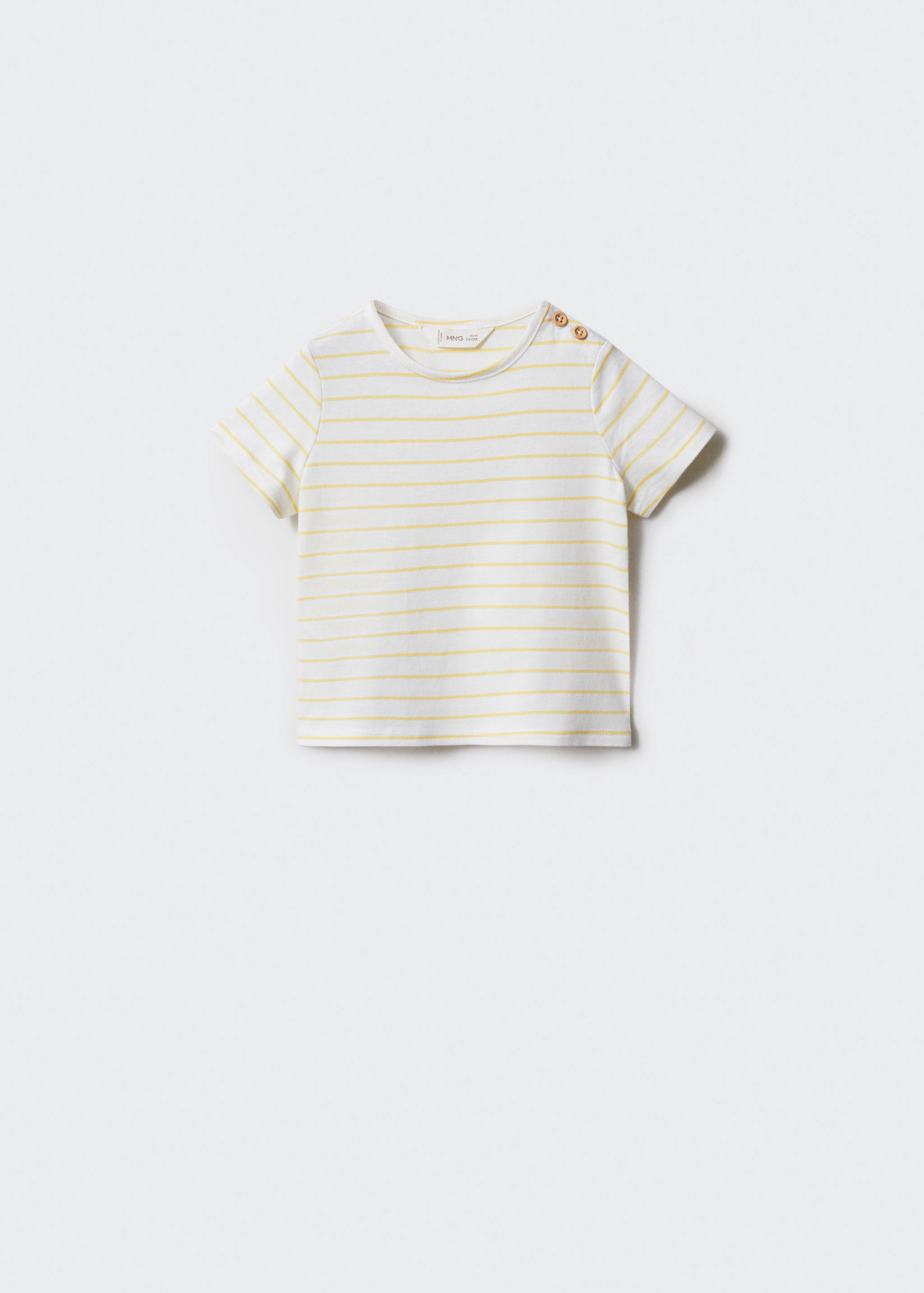 T-shirt à rayures et boutons - Article sans modèle