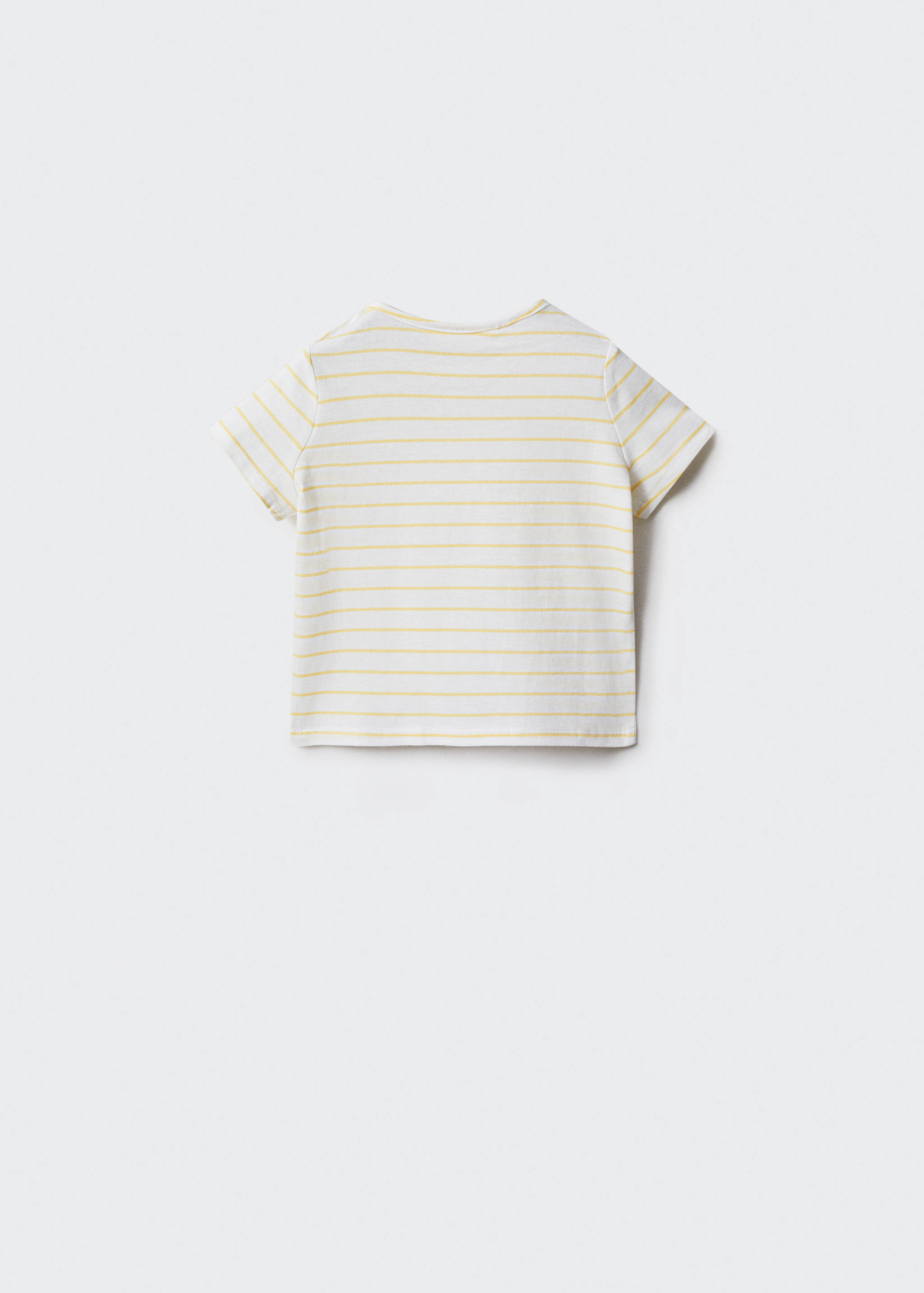 T-shirt à rayures et boutons - Verso de l’article