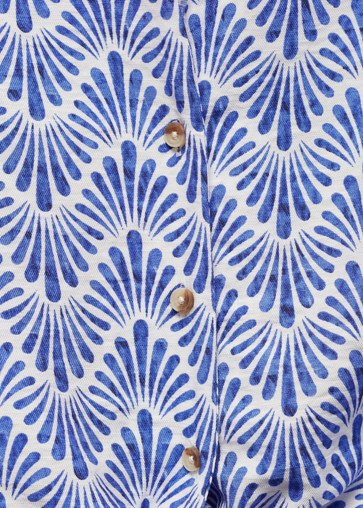 Knot printed shirt — Blue