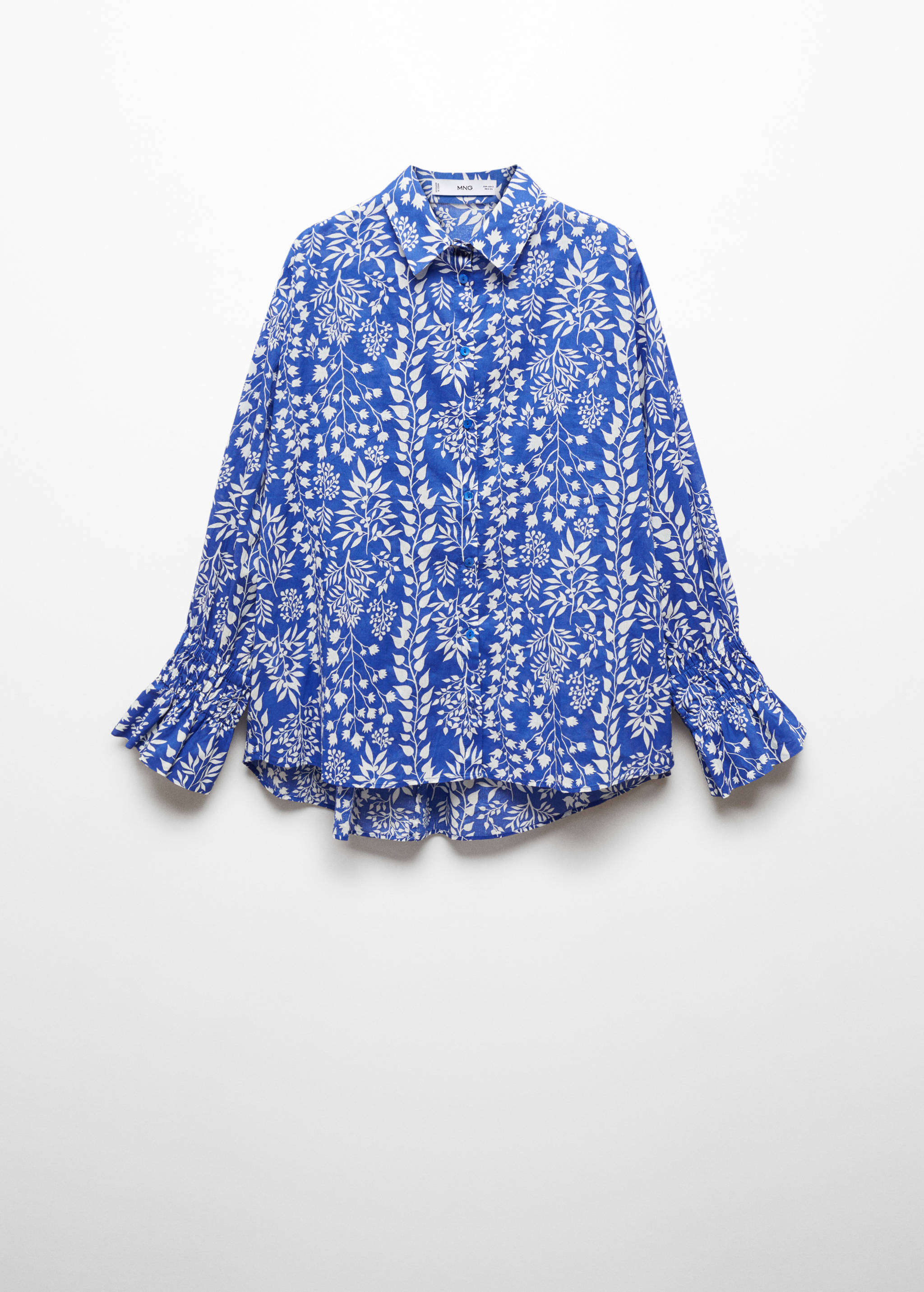 Ruched sleeve shirt - Article without model