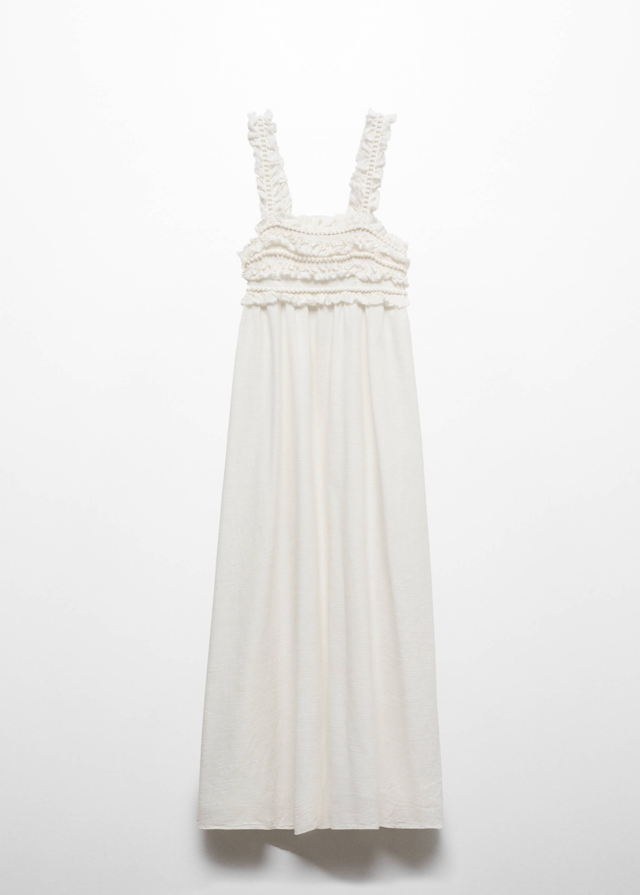 Dress with straps and fringe detail - Article without model