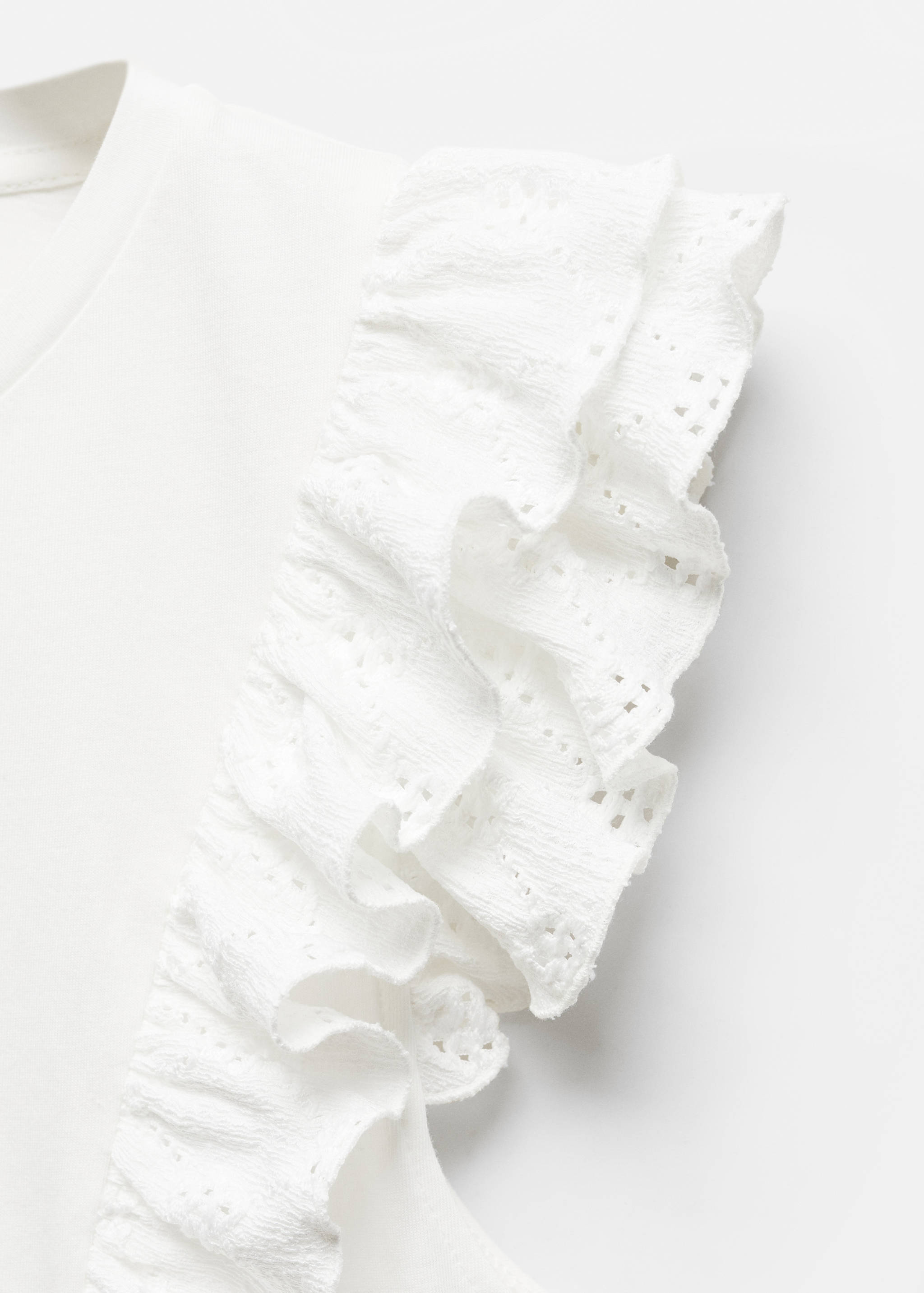 Frills cotton t-shirt - Details of the article 8