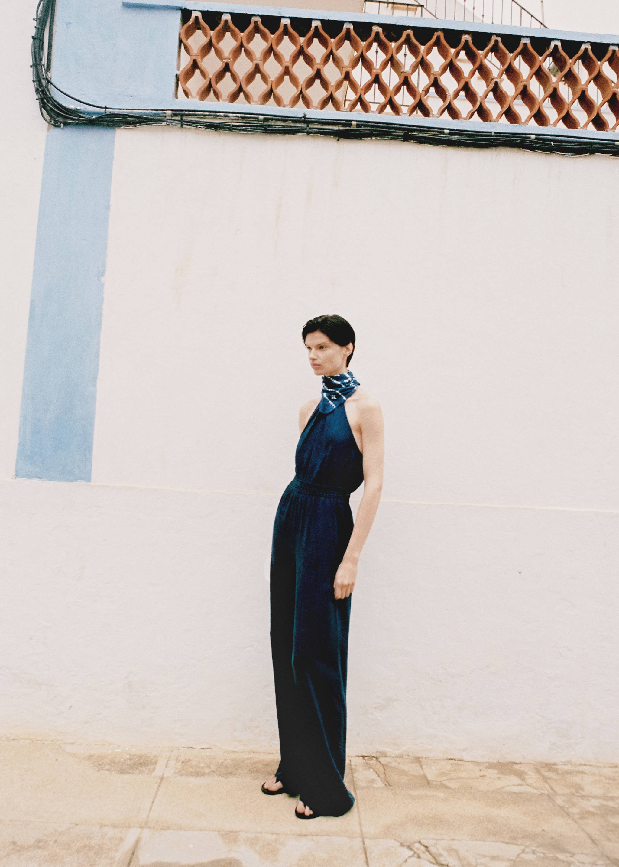 Lyocell jumpsuit - Details of the article 7