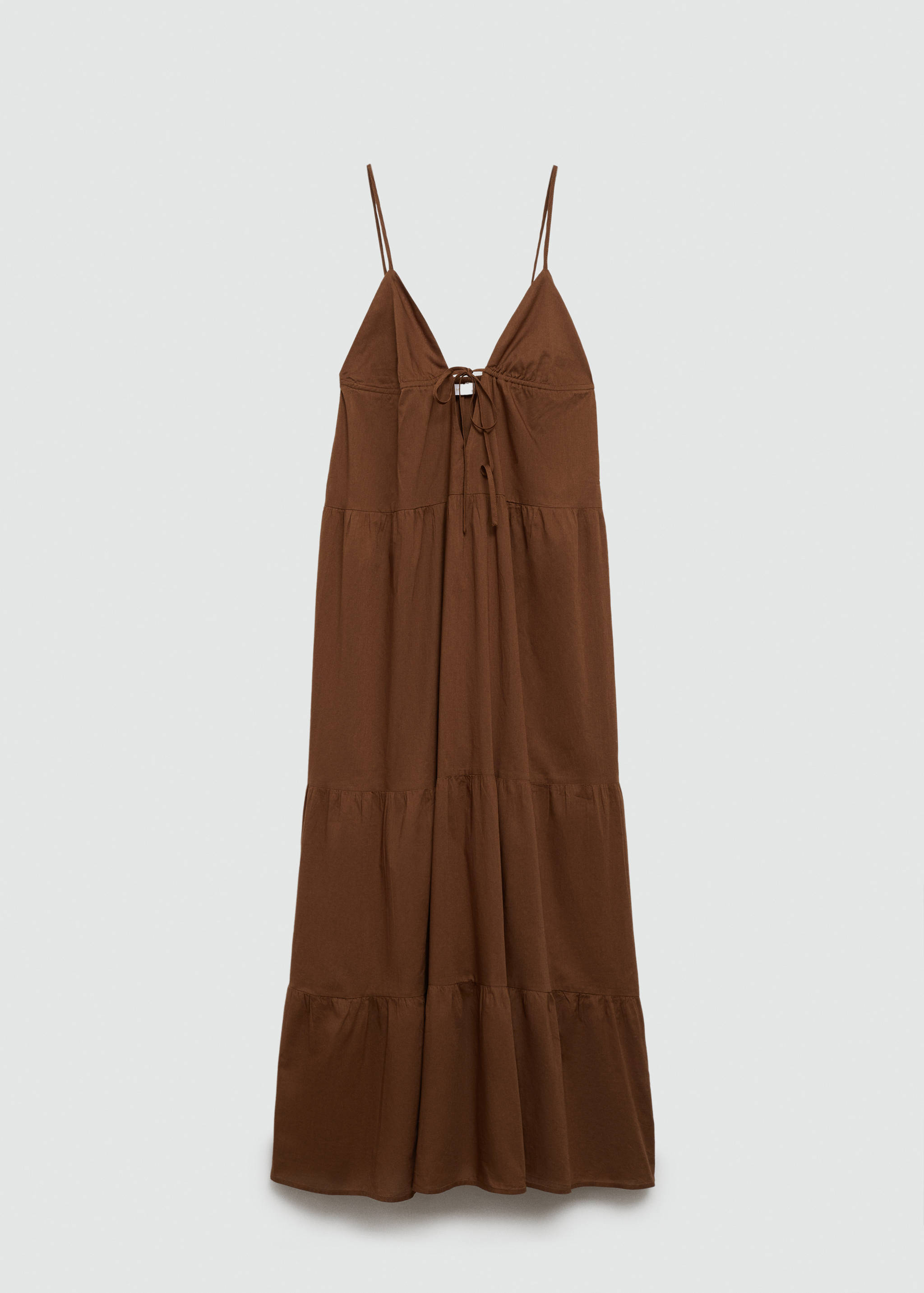 Long dress with bow neckline - Article without model