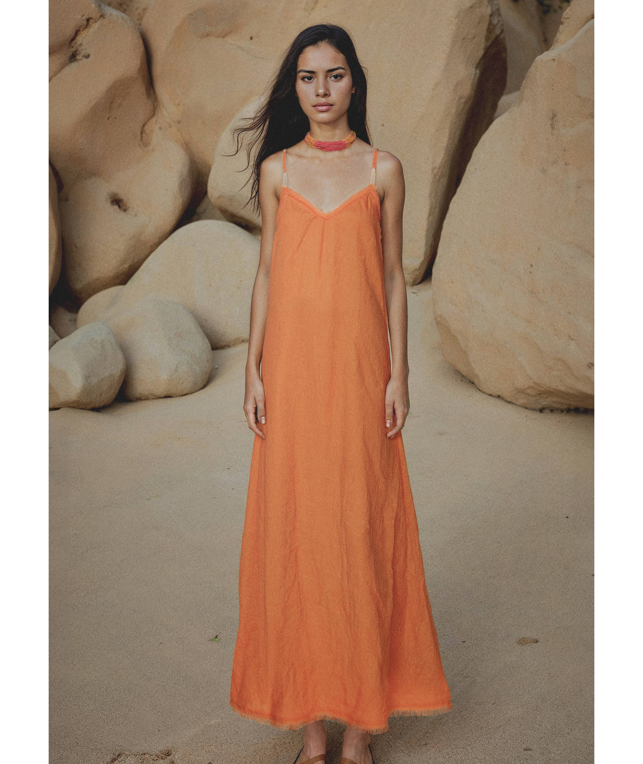 Beaded straps dress - Details of the article 5