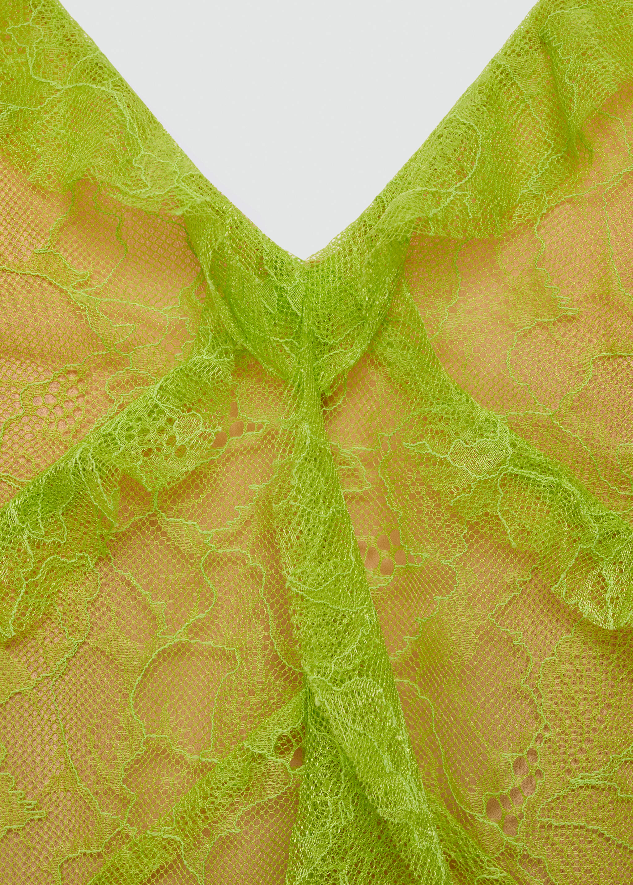 Čipkana haljina s volanima - Detalji artikla 8