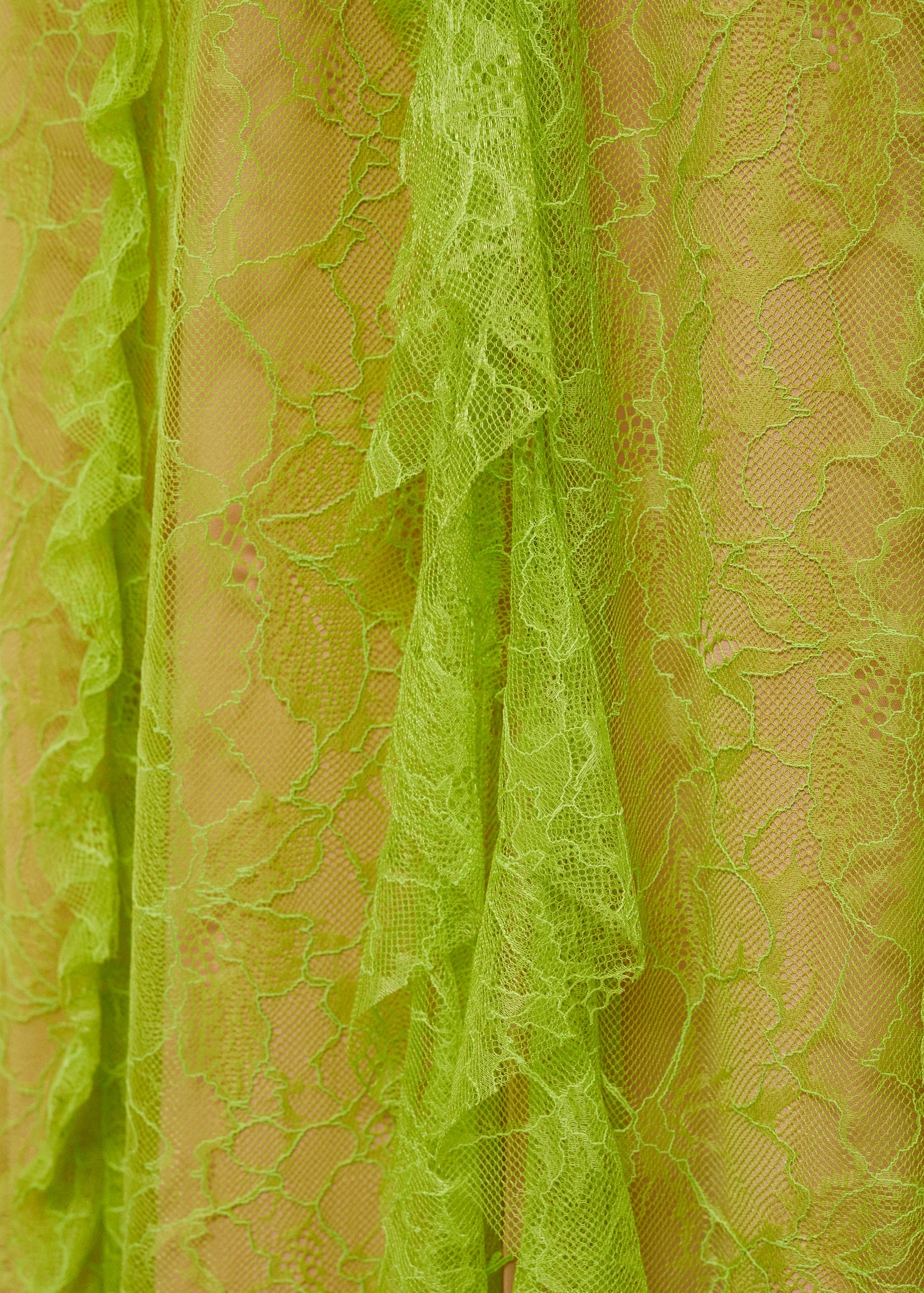 Čipkana haljina s volanima - Detalji artikla 0