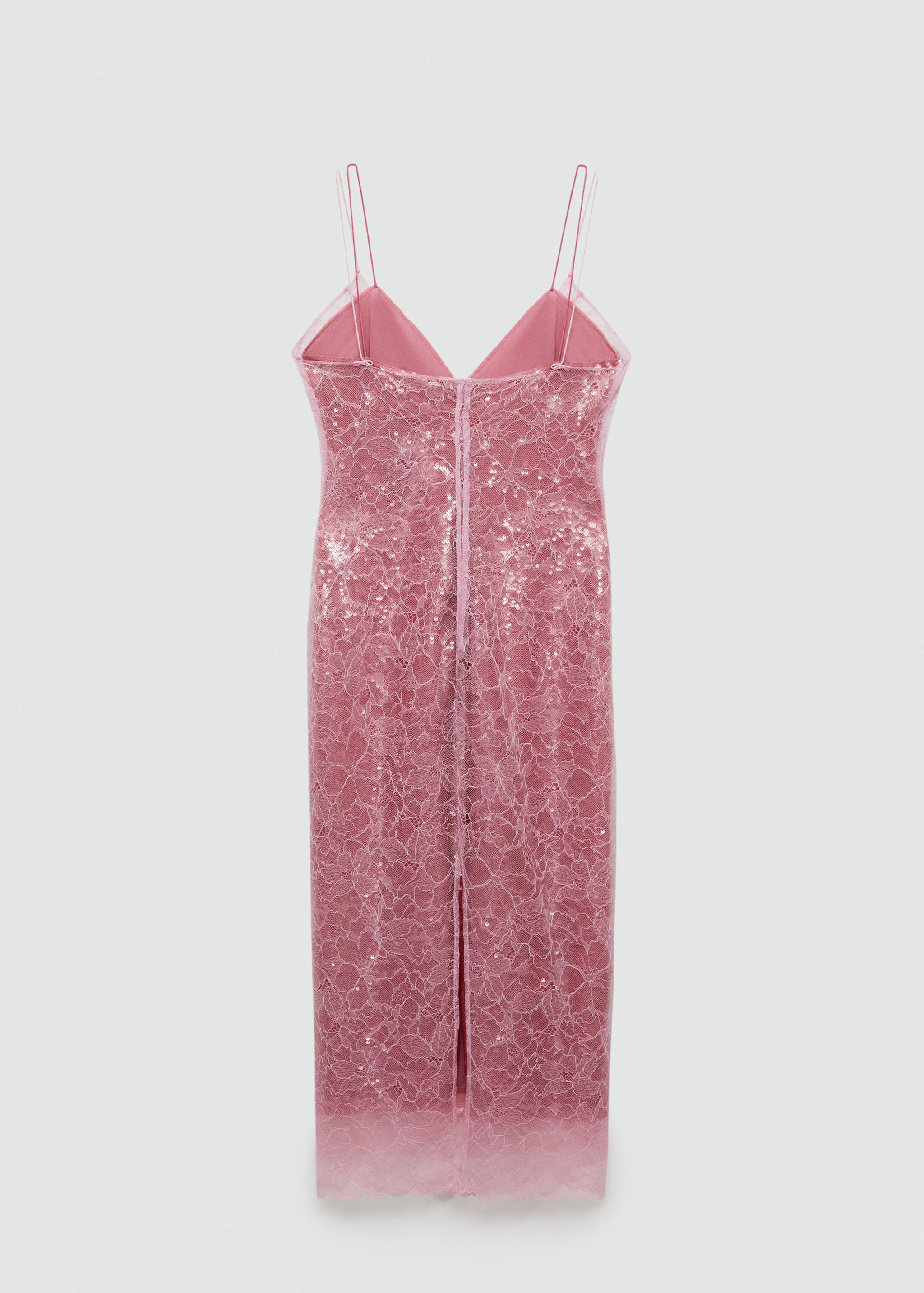 Sequin lace slip dress - Reverse of the article