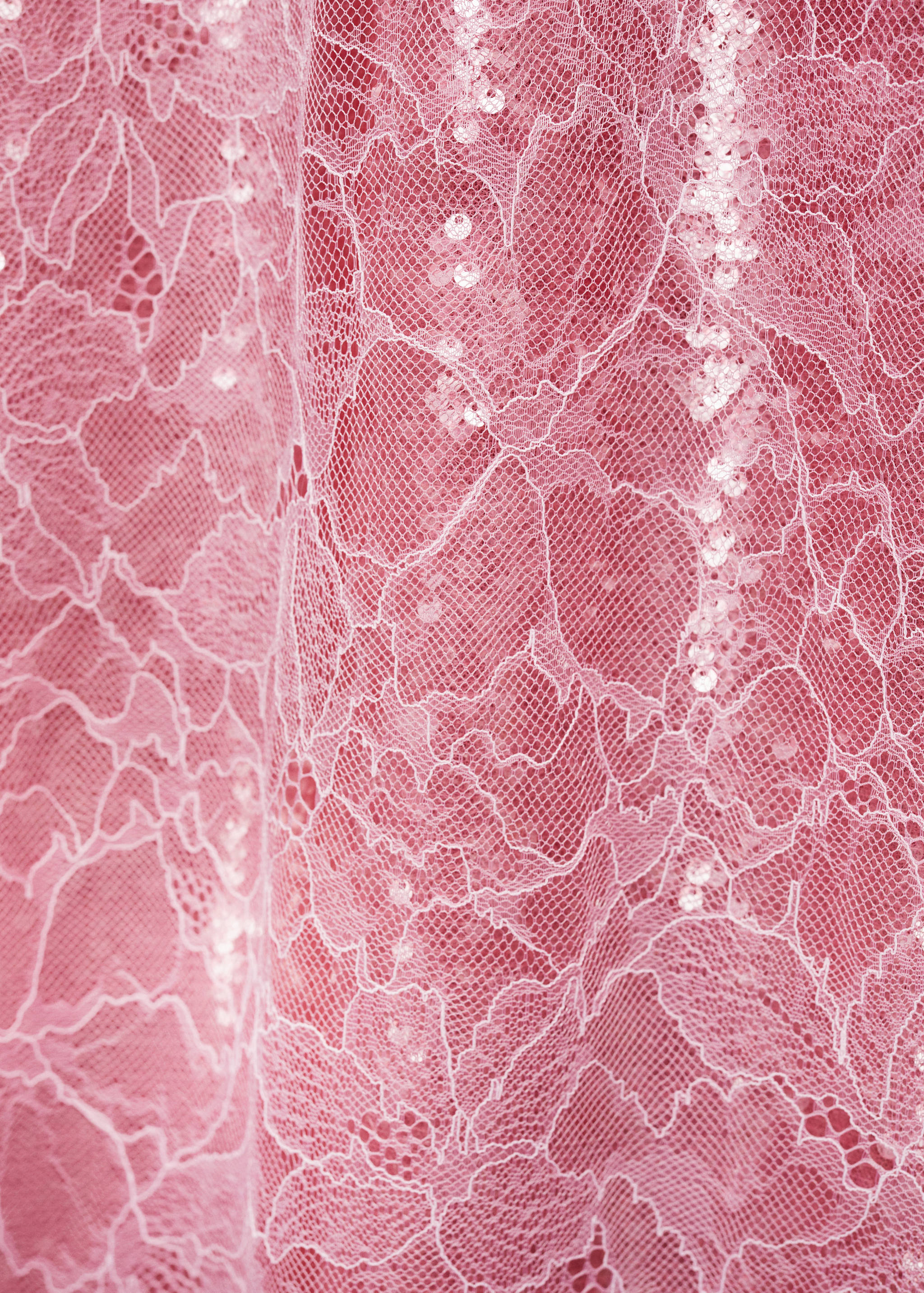 Sequin lace slip dress - Details of the article 0