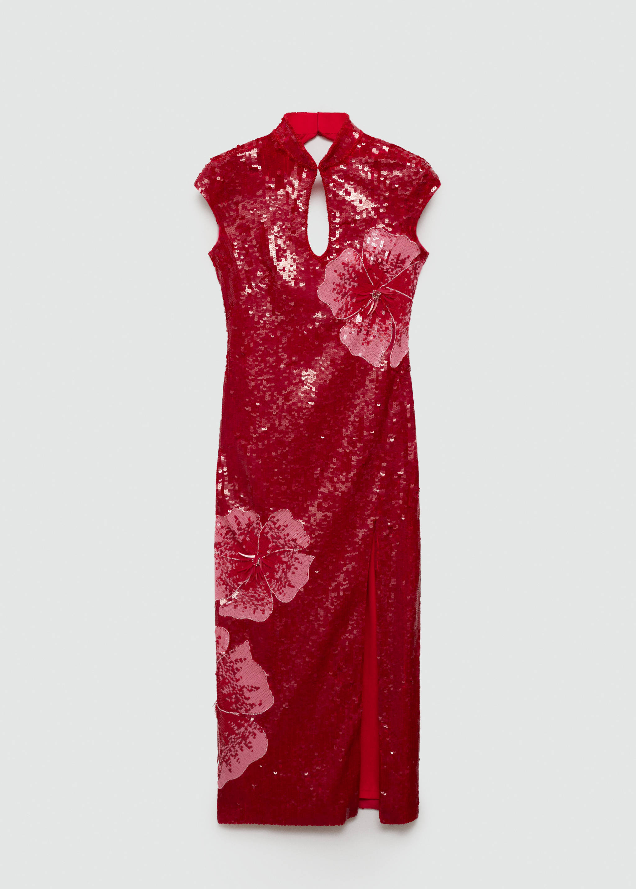 Vestido diseño flores lentejuelas - Artículo sin modelo