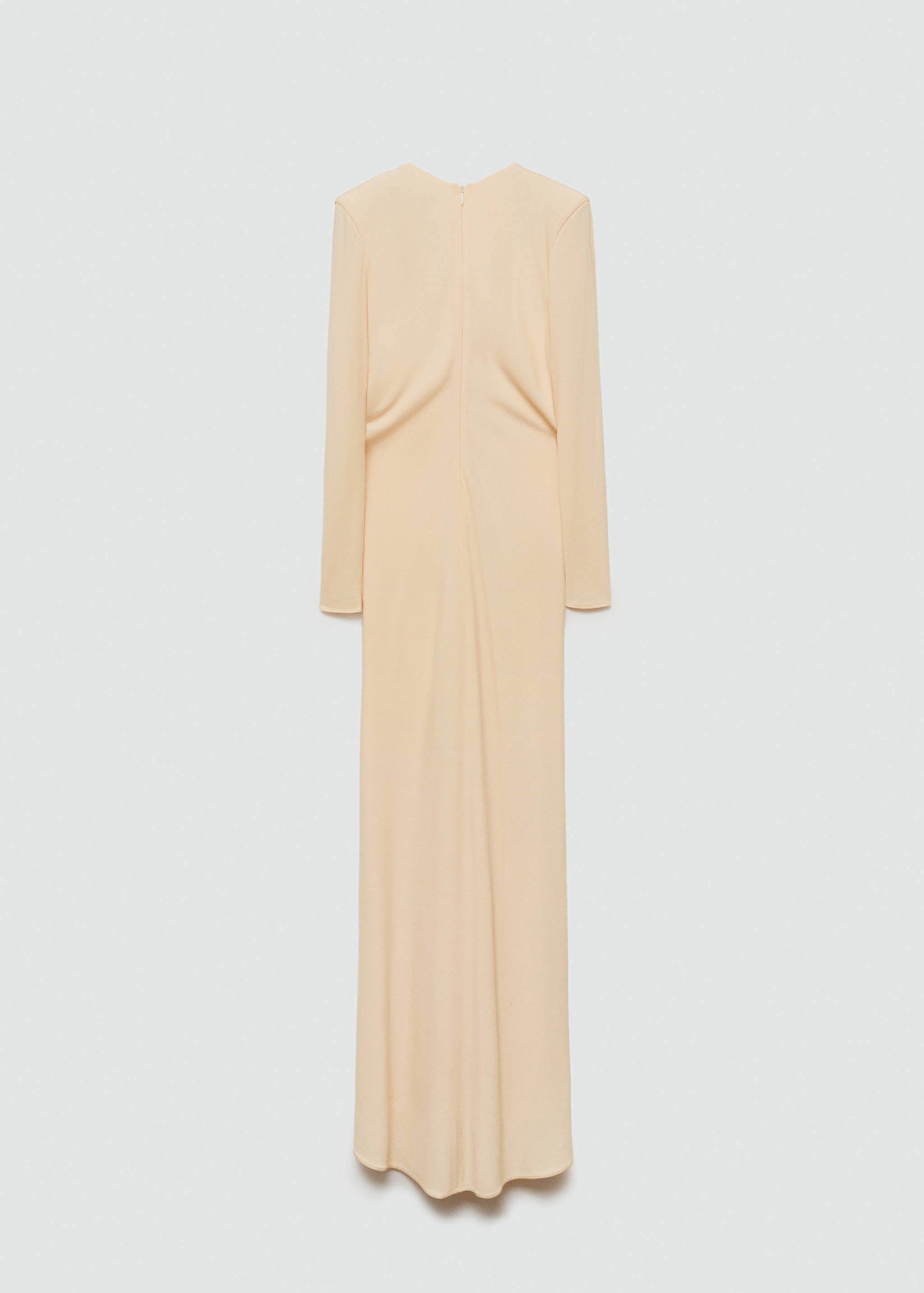 Haljina s prstenom i naborima - Stražnji dio artikla