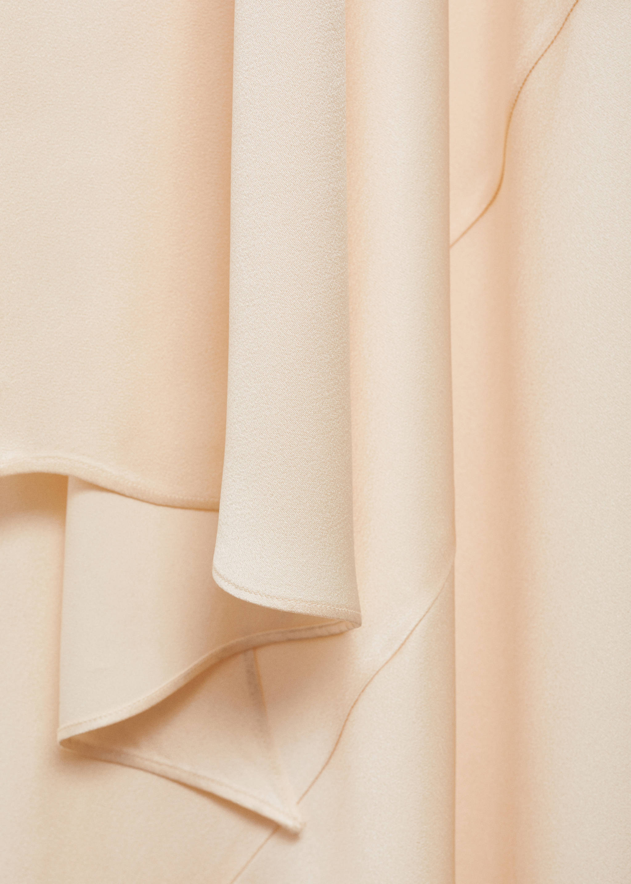Asymmetrical bow-neck dress - Details of the article 0