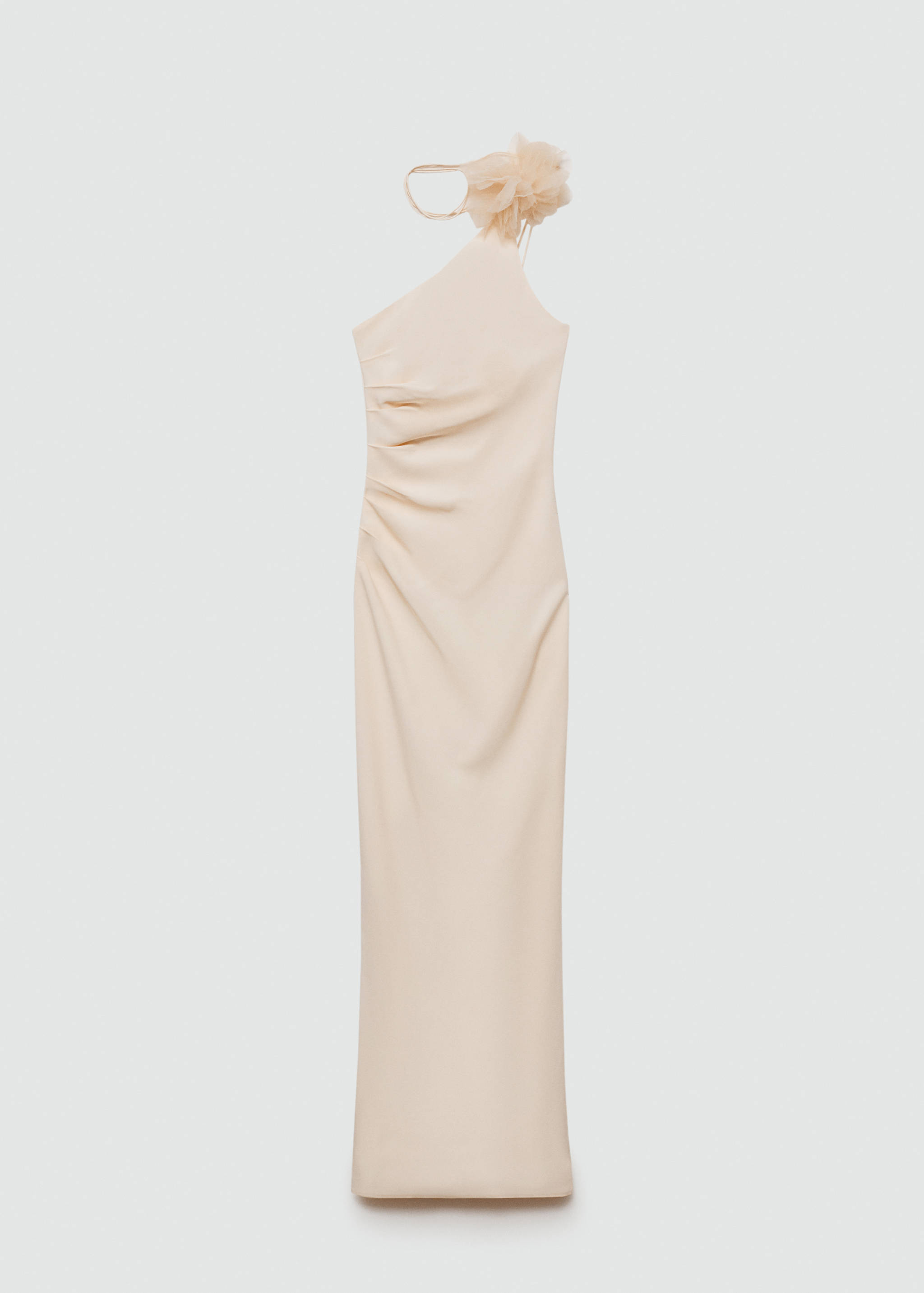 Robe asymétrique détail fleurs - Article sans modèle