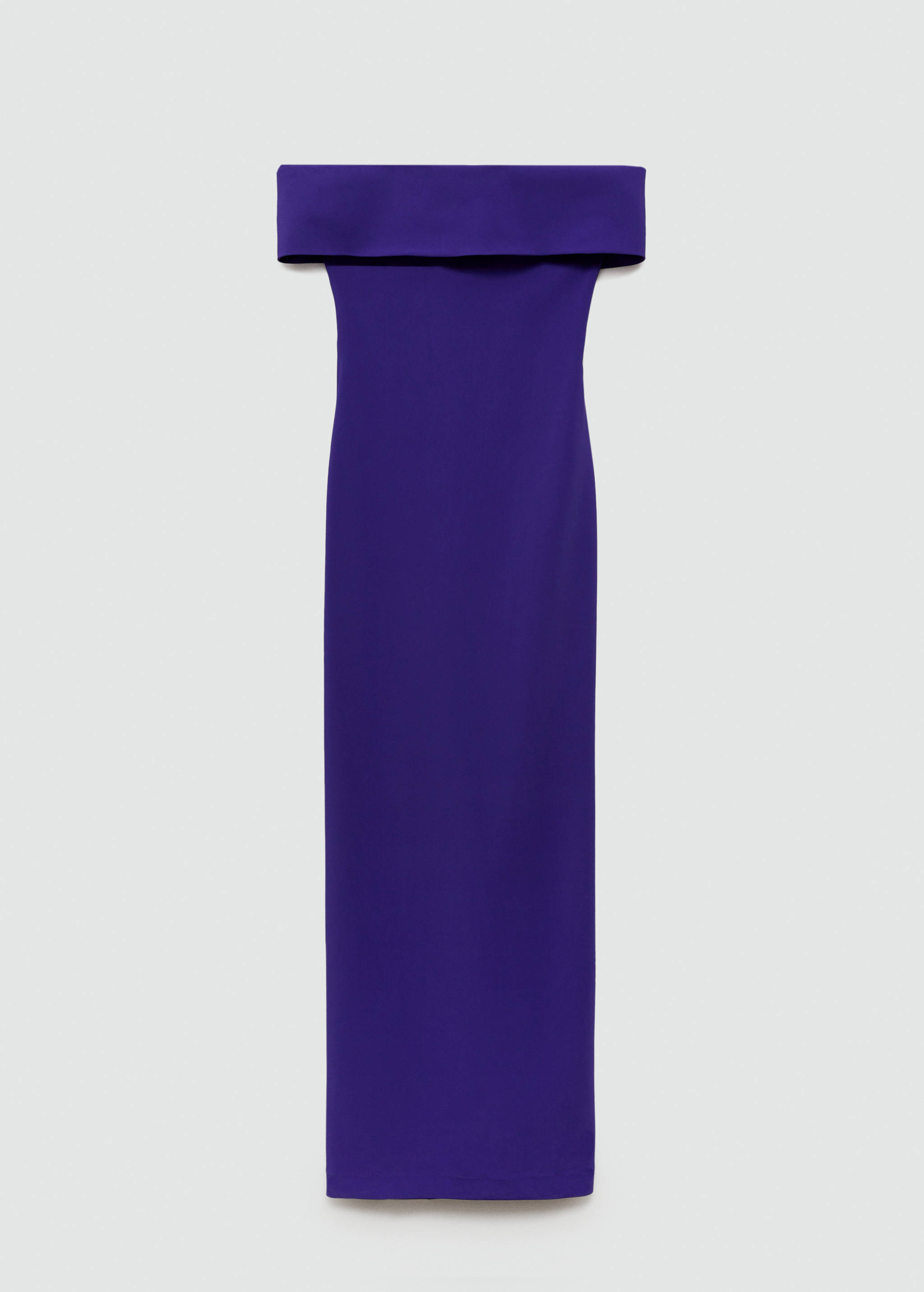 Off-the-shoulder dress with slit detail - Article without model