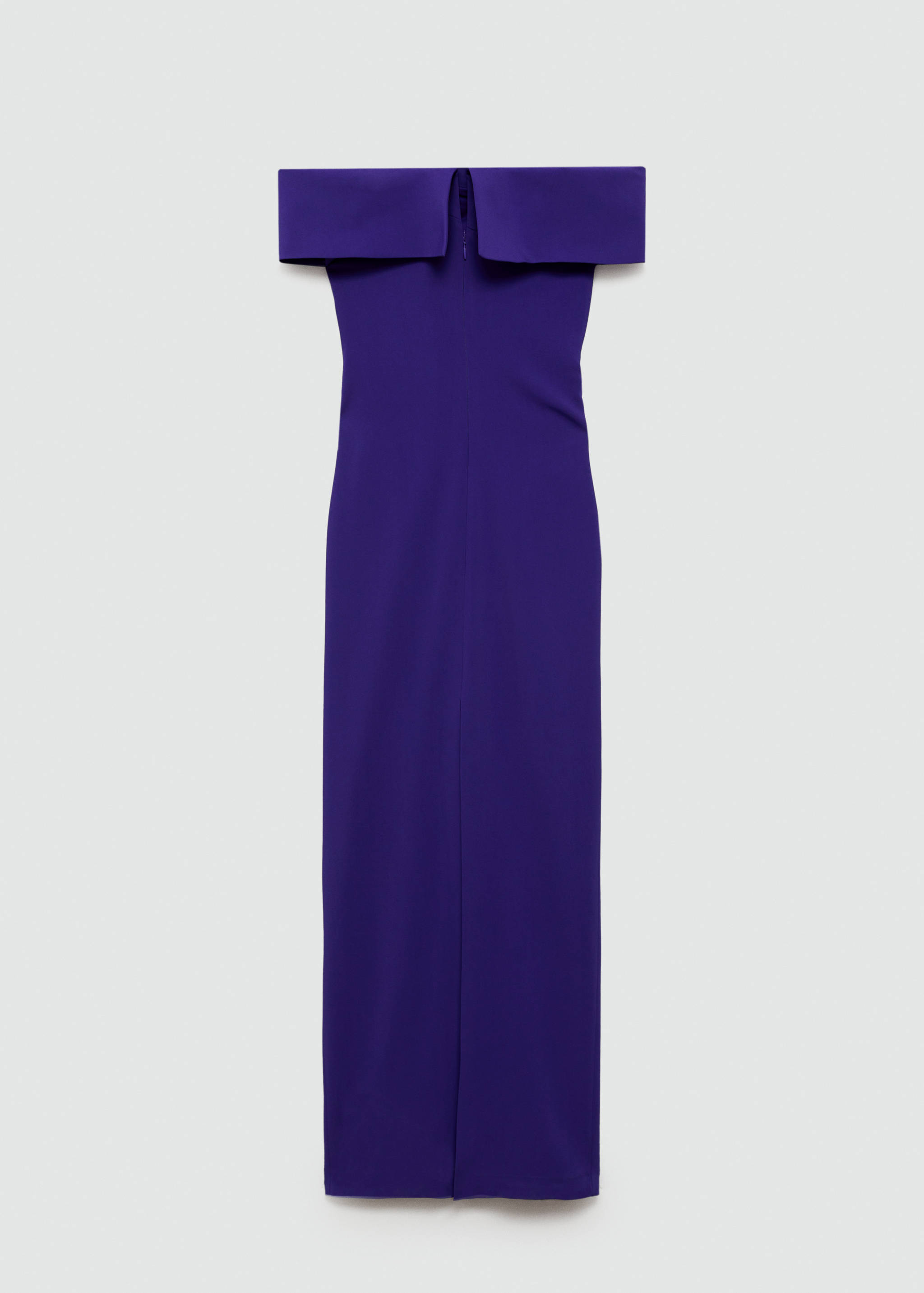 Off-the-shoulder dress with slit detail - Reverse of the article