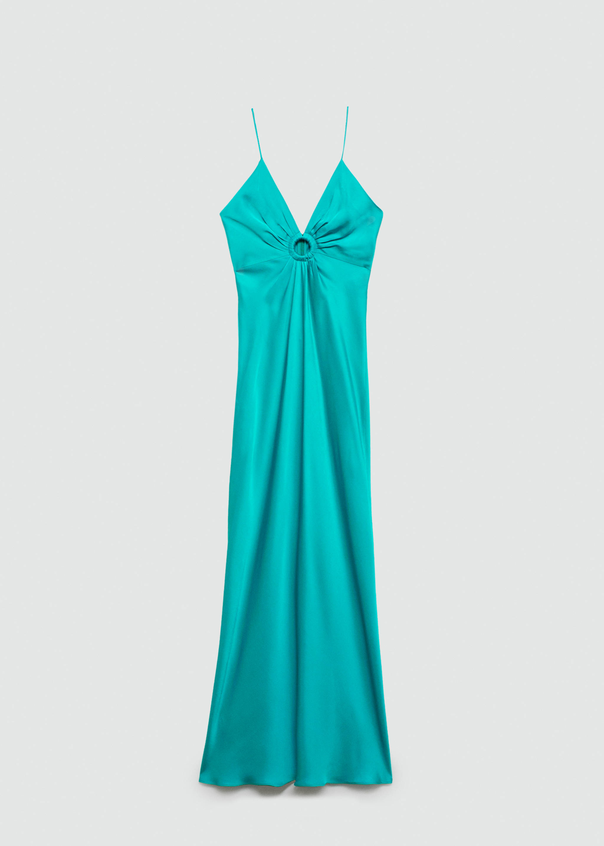 Satiniertes Trägerkleid - Artikel ohne Model