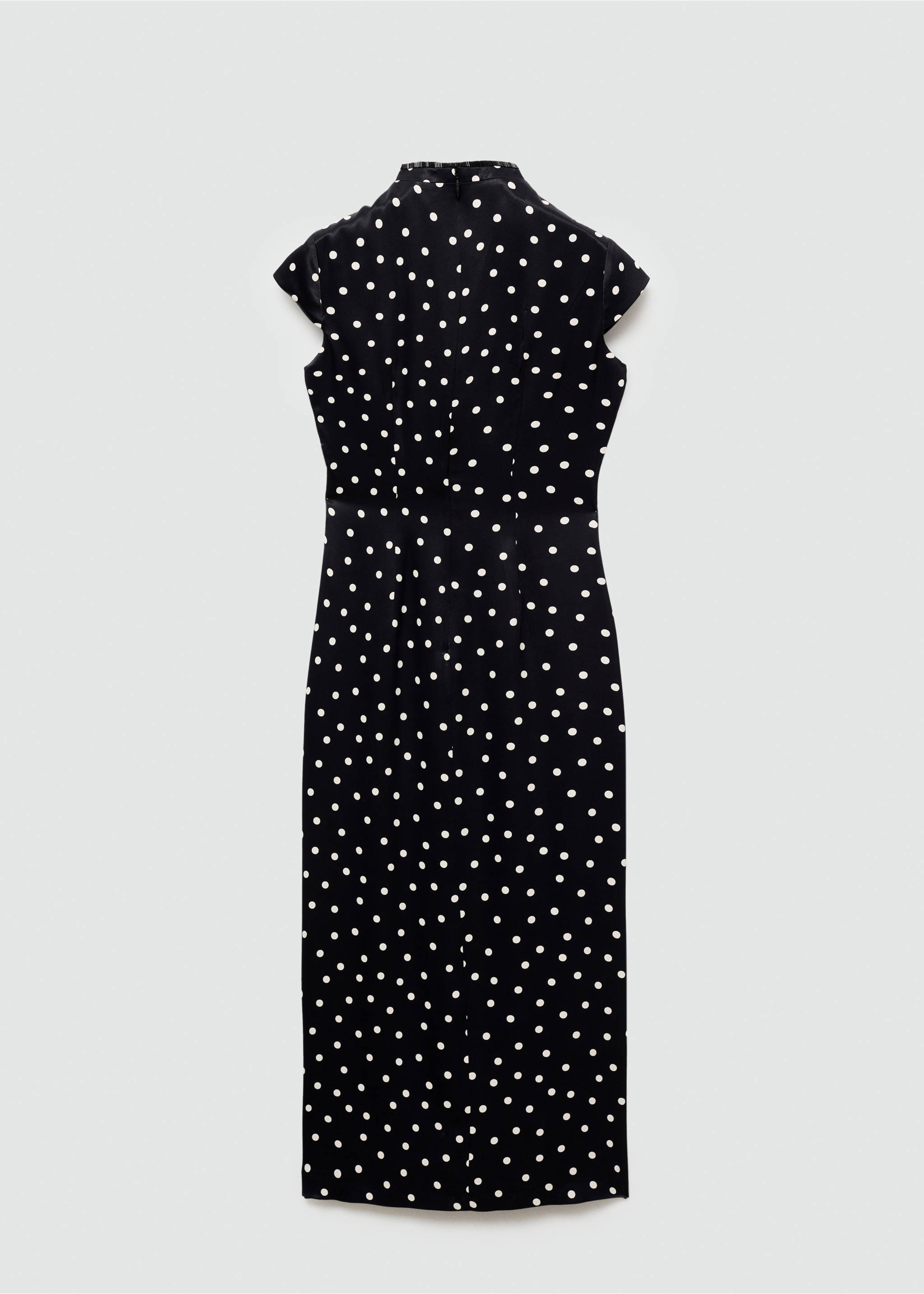 Robe pois détail ouvertures - Verso de l’article, Noir. Ref: 67009260-00.