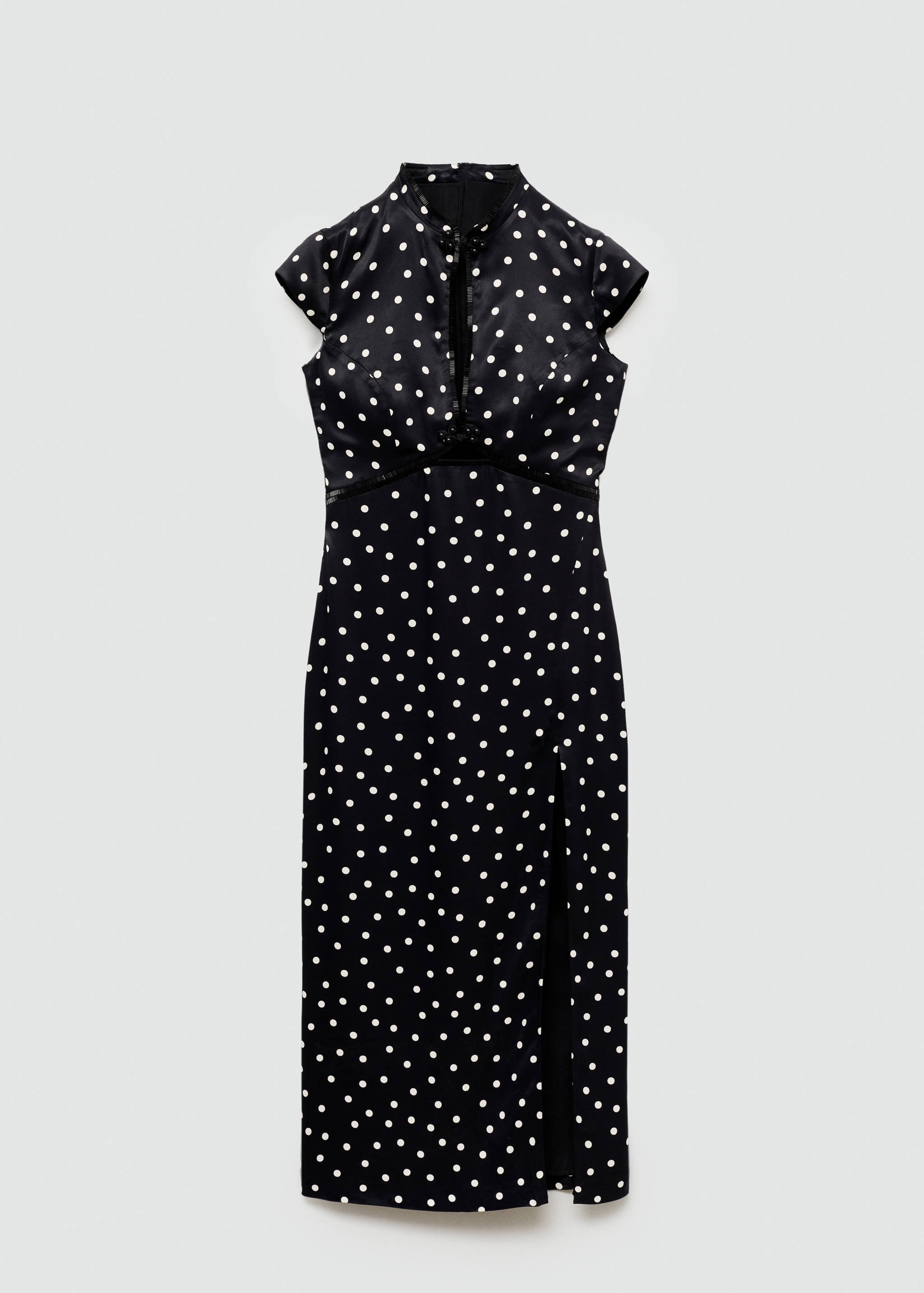 Robe pois détail ouvertures - Article sans modèle