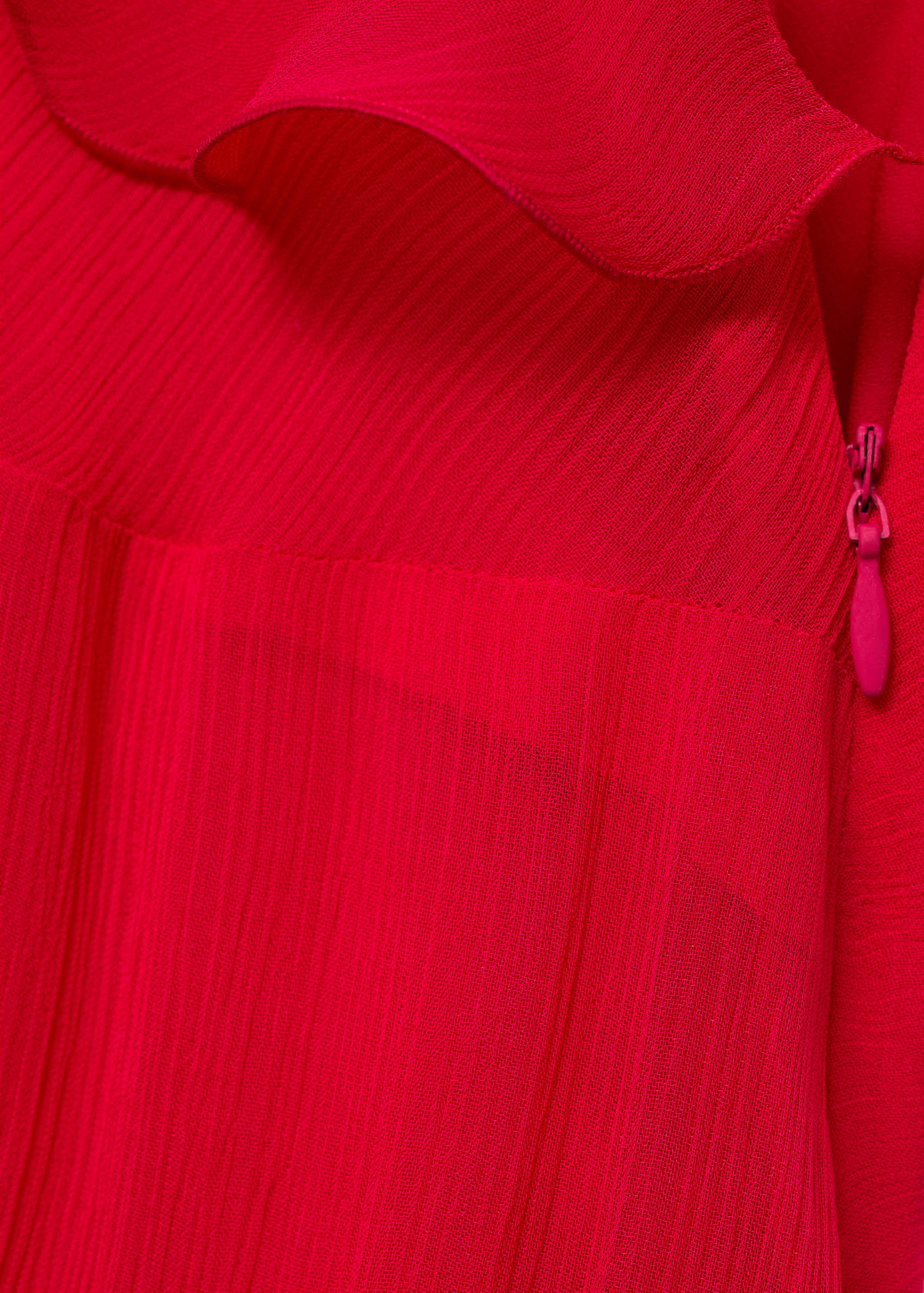Asymmetric ruffled dress - Details of the article 0