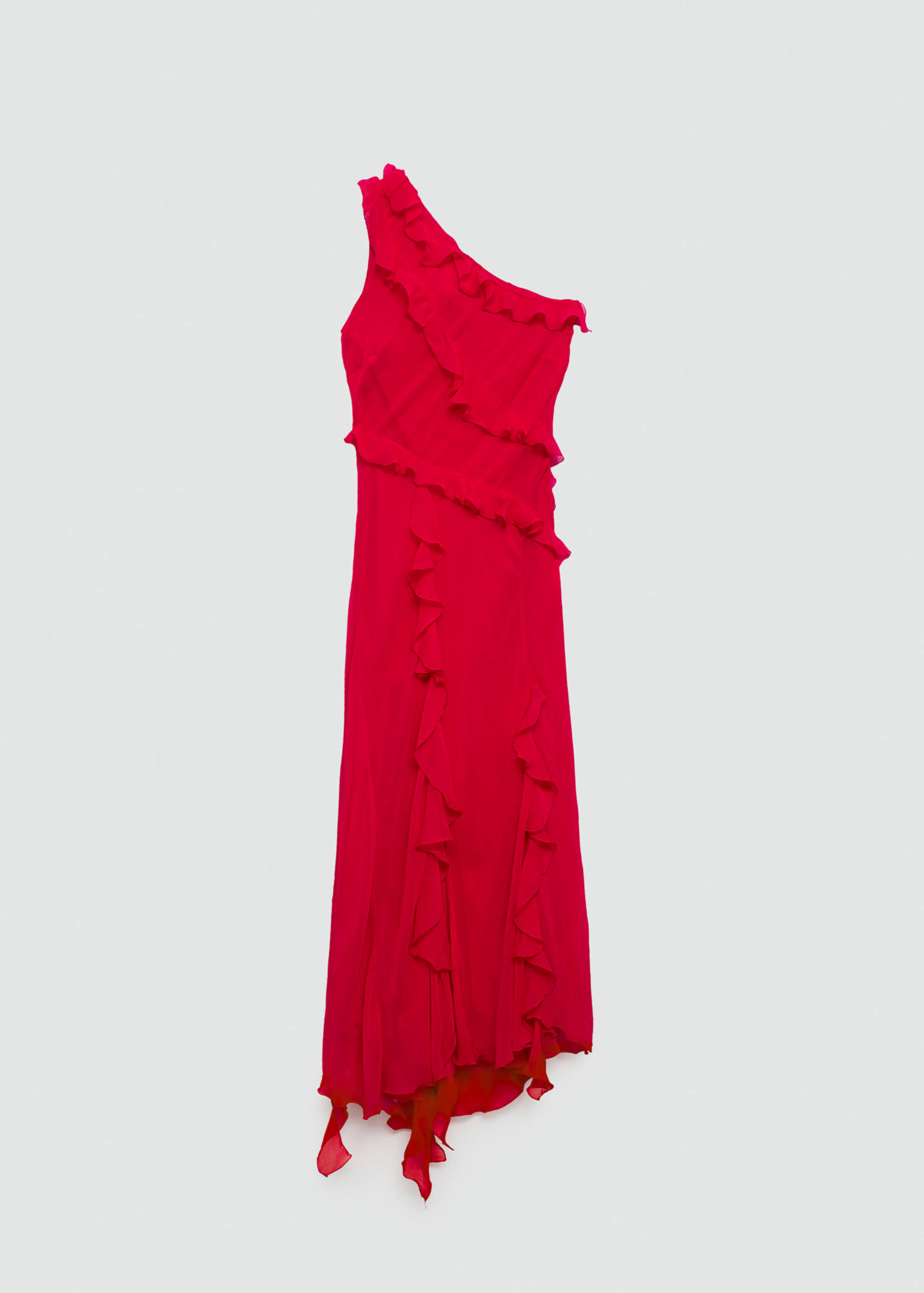 Asymmetric ruffled dress - Article without model