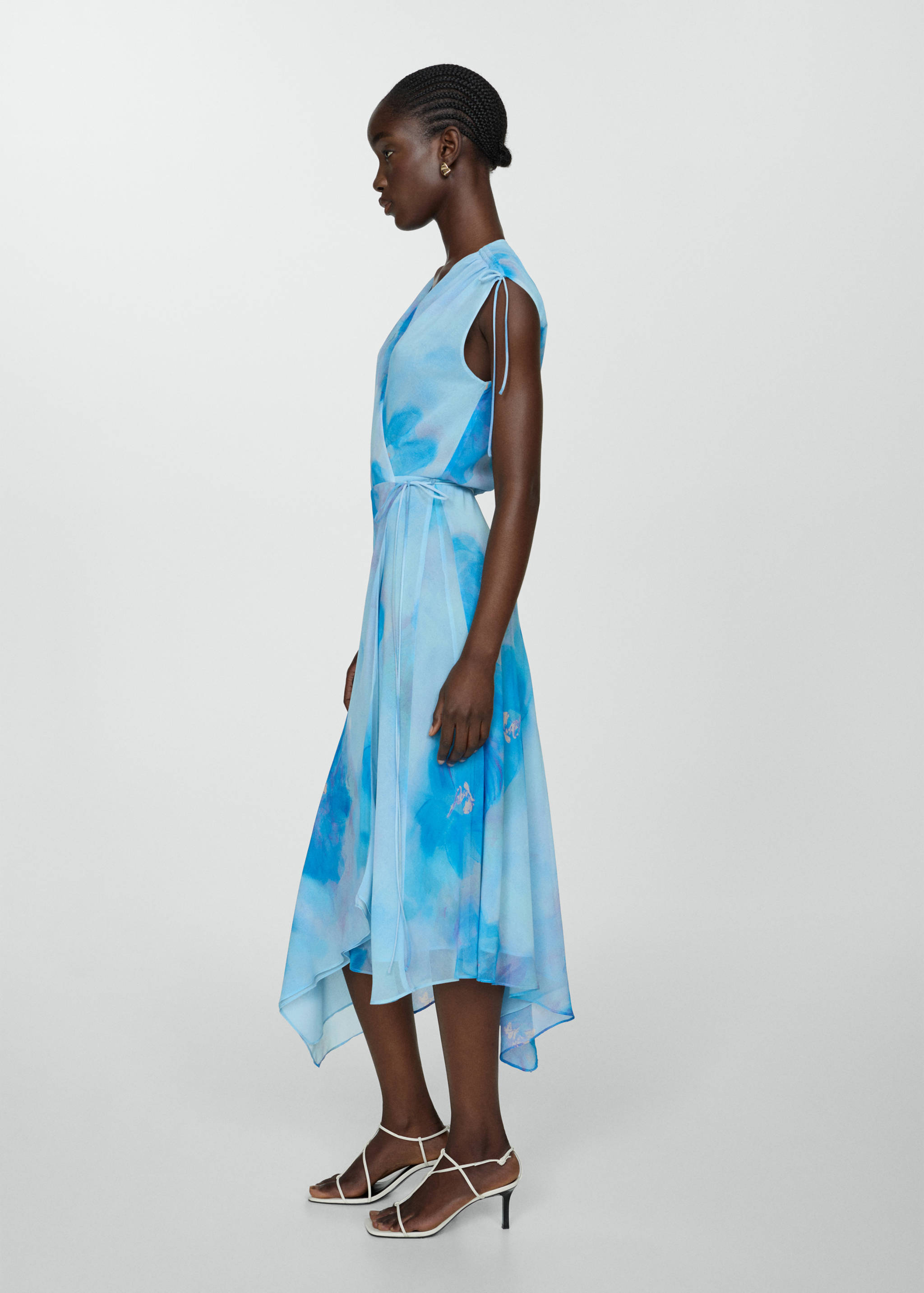 Print wrap dress - Details of the article 2