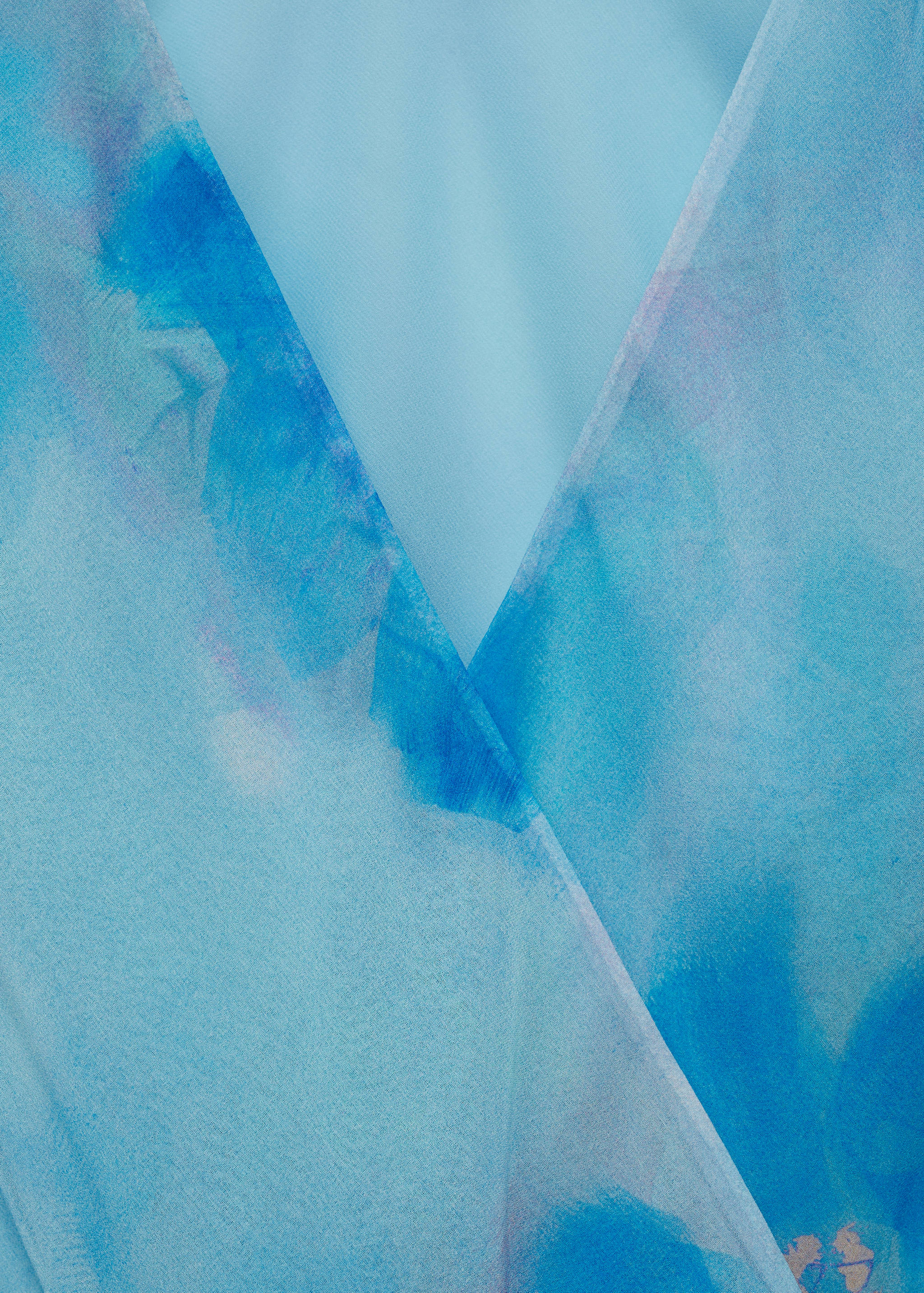 Print wrap dress - Details of the article 8