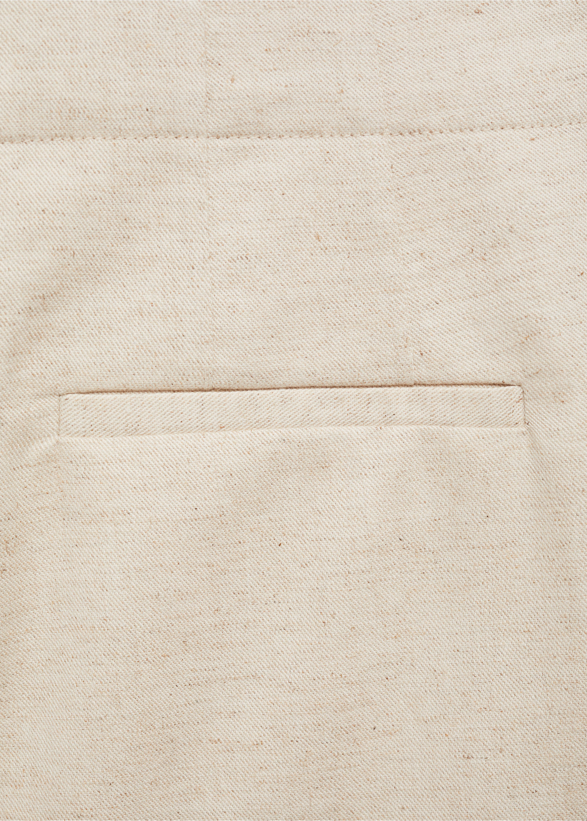 Wide leg pleated trousers - Details of the article 0, Ecru. Ref: 67009406-00.