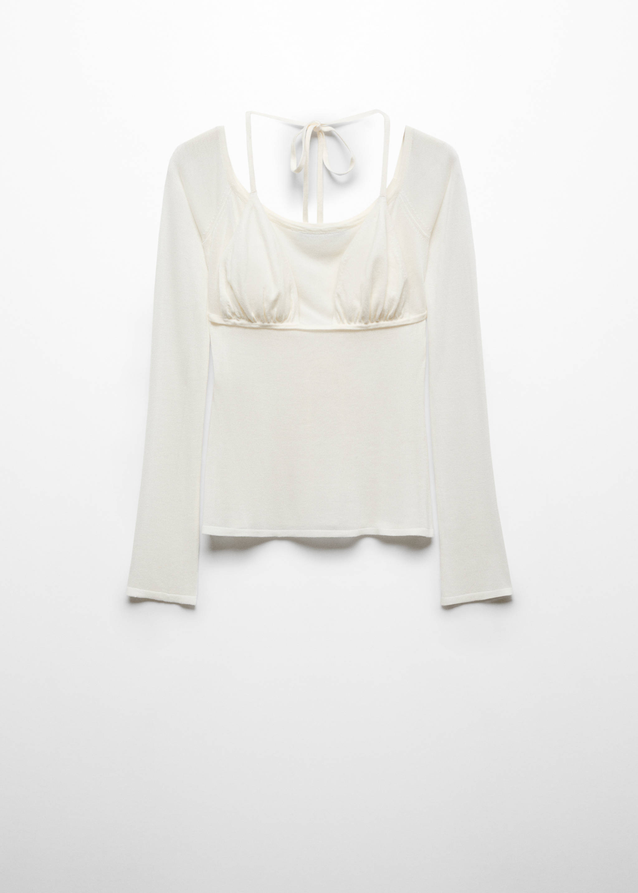 Semi-transparent combined top - Article without model