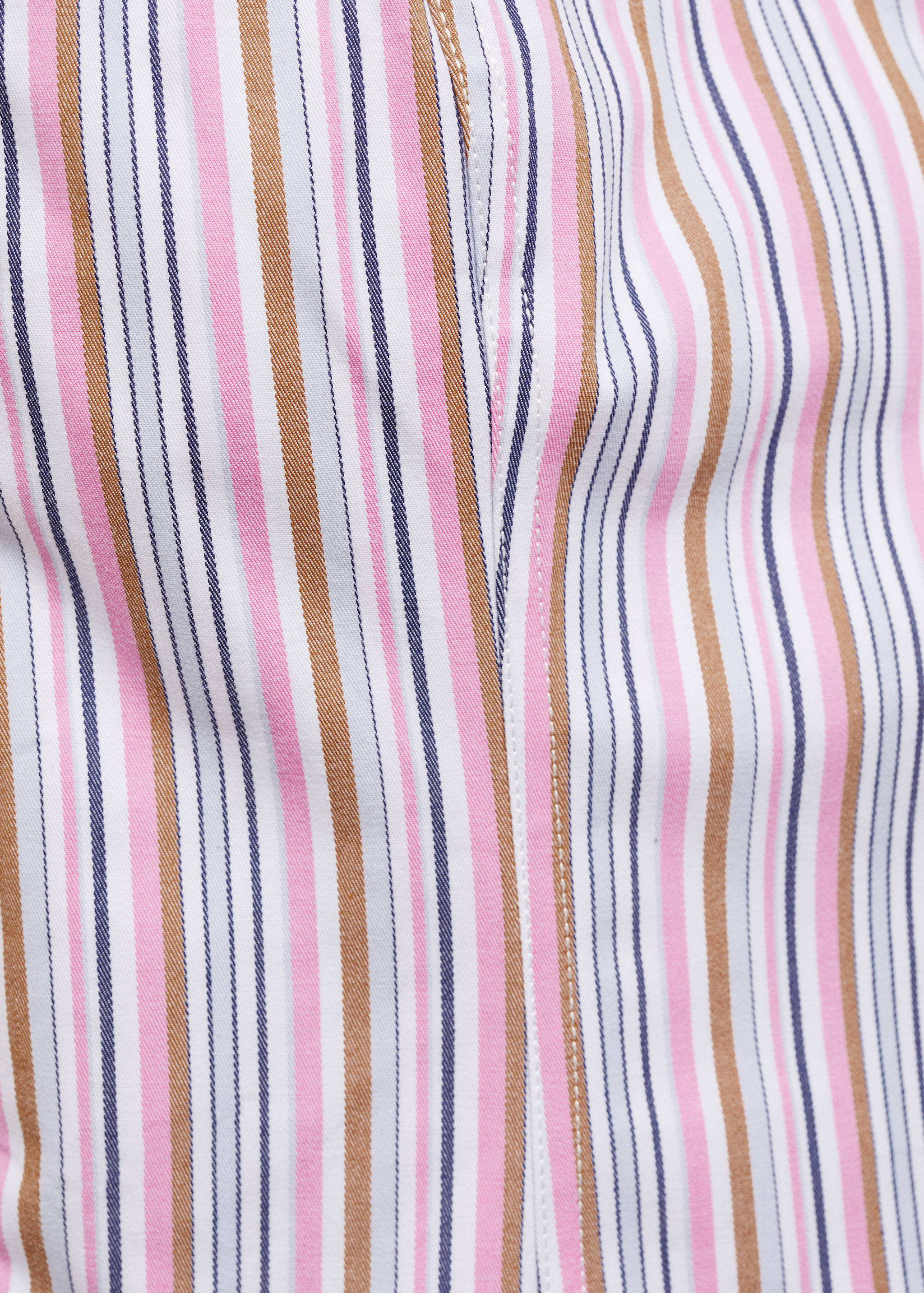 Striped denim top - Details of the article 8